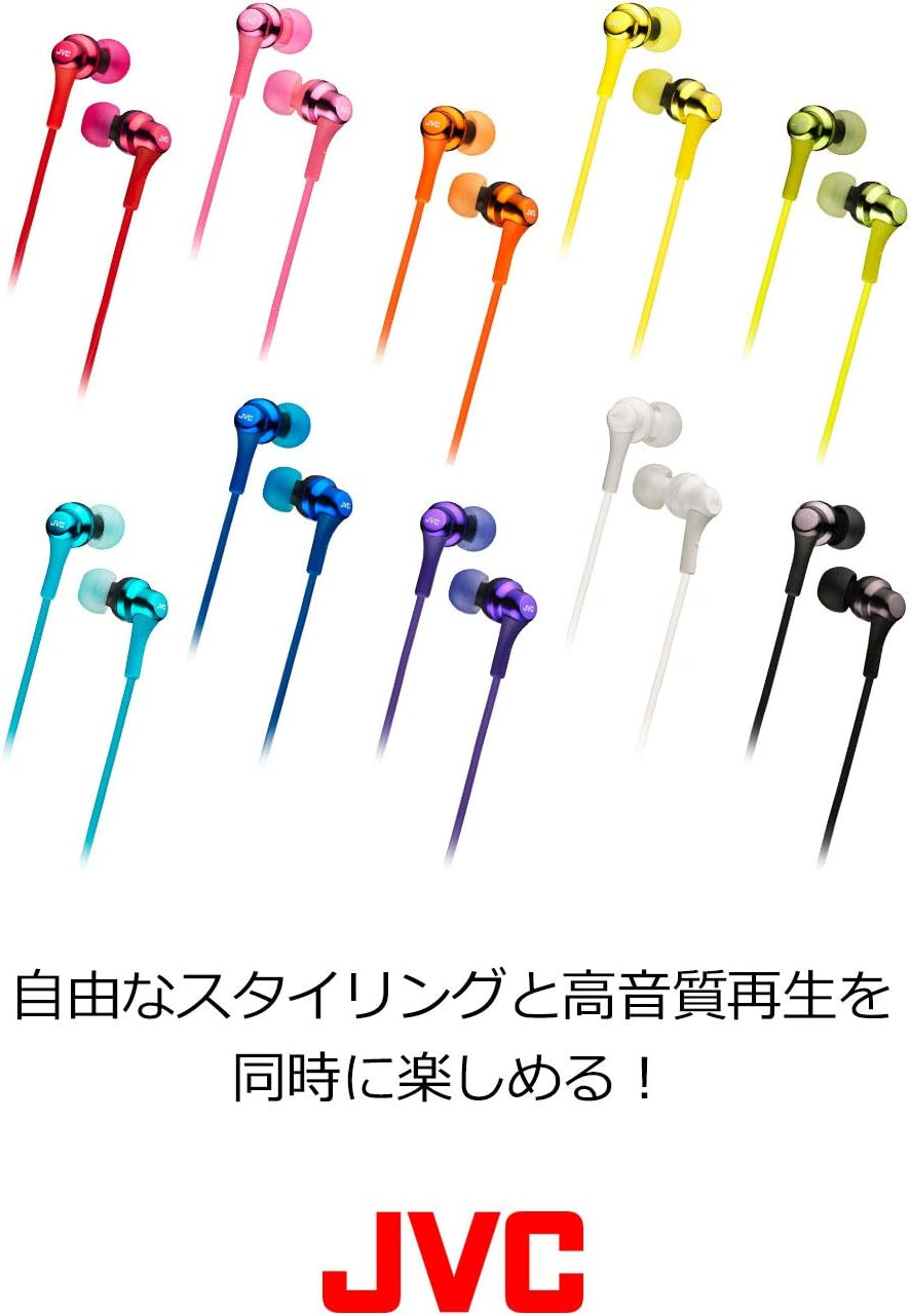 JVCKENWOOD JVC HA-FX26-Z Wired In-Ear Earphones, Light Blue image number 1