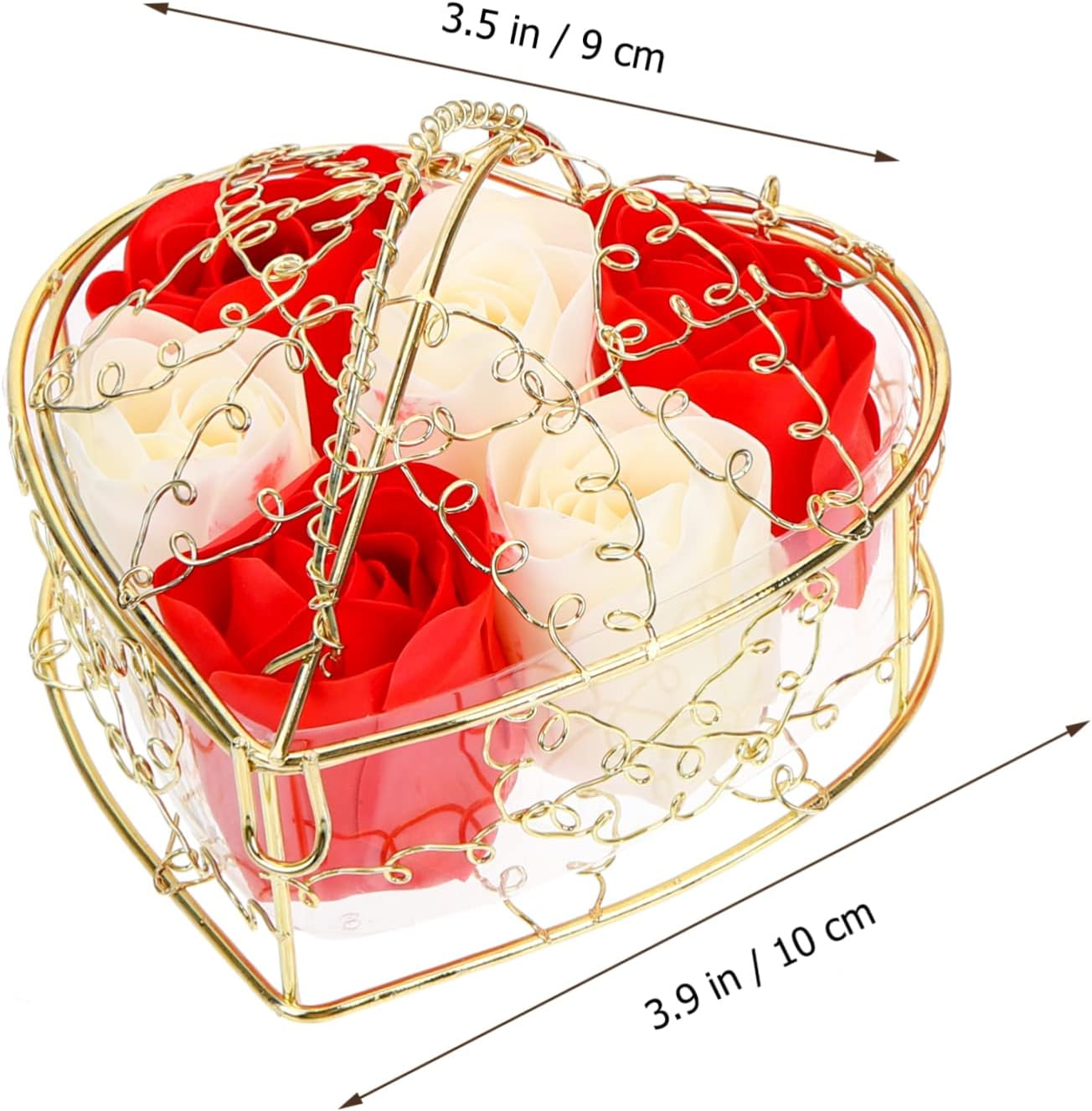 ABOOFAN Floral Scented Soap Flower Rose Soap Box for Valentine'S Day Anniversary and Mother'S Day Romantic Decorative Bath Flowers image number 2