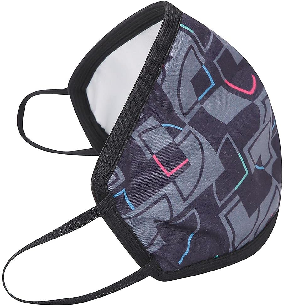 2 Kids Cloth Mask Washable with Flexi Band, Breathable, Lightweight & Reusable Cover for Kids, Boy & Girl, Flexible Fit Dust Protector, 3 Layer / 3 Ply Mask (Puzzle 2 Mask Pack) image number 4