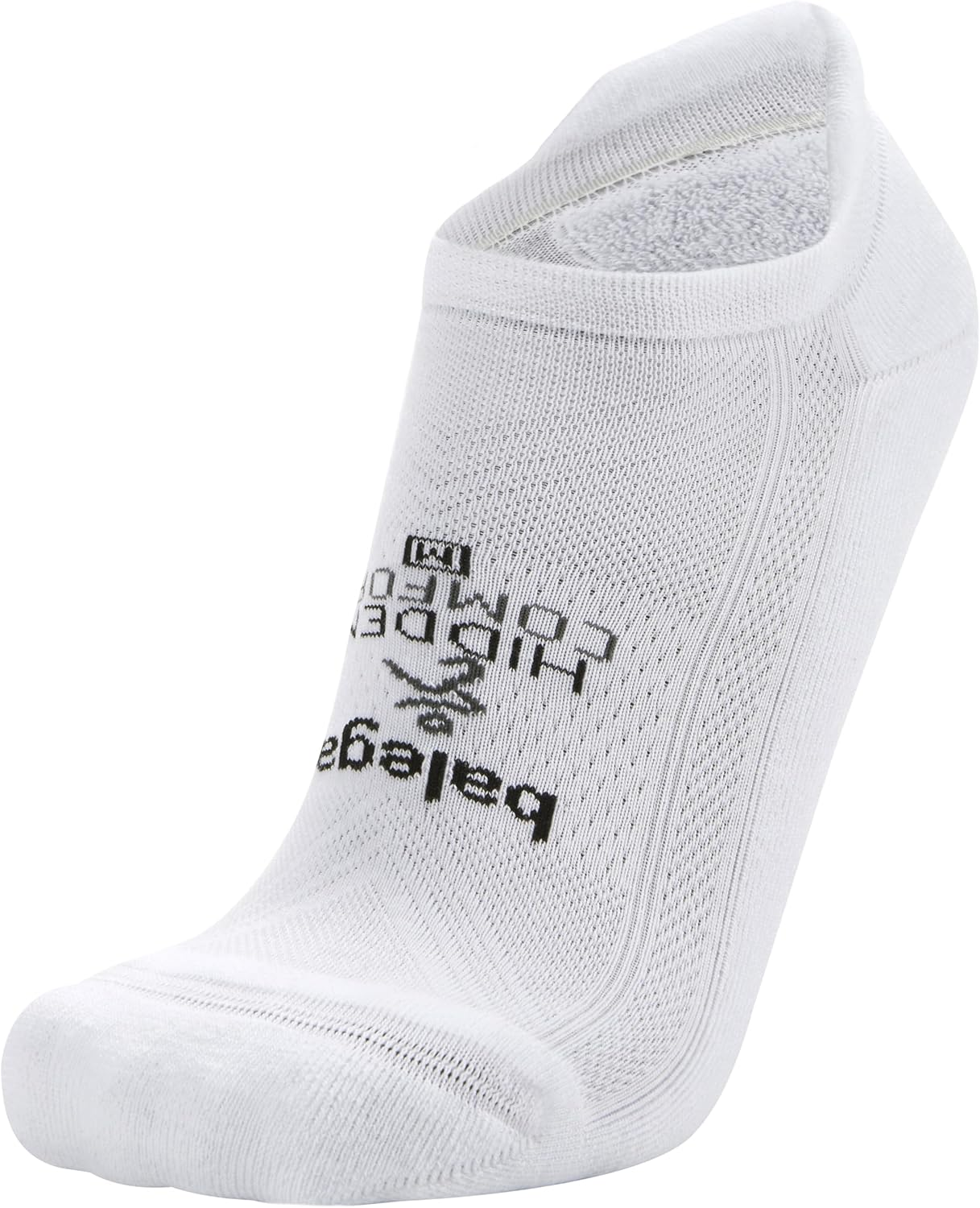 Balega Unisex Adults Hidden Comfort No-Show Running for Mens and Women (1 Pair) Socks, White, X-Large US image number 4