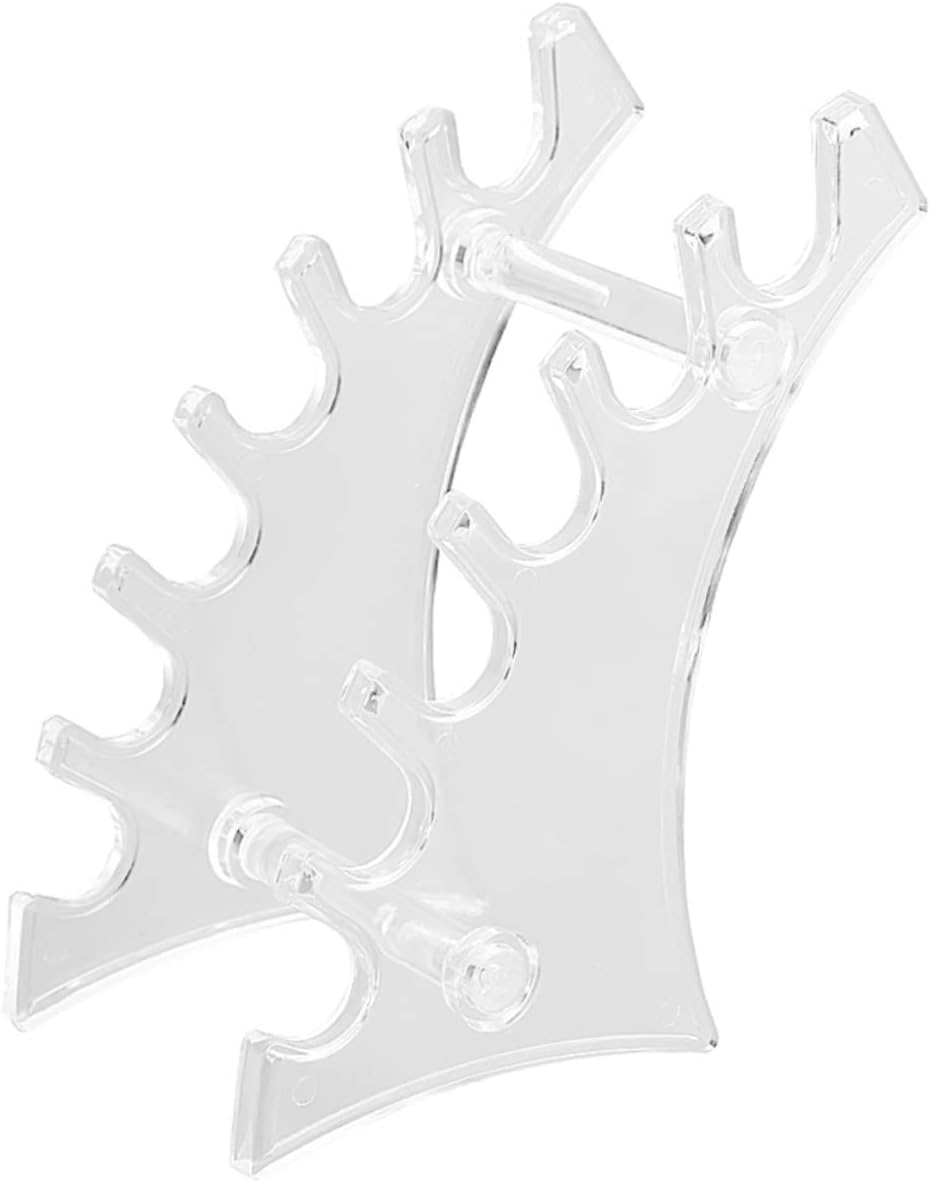 PLAFOPE 2Pcs Plastic Eyebrow Pen Stand Nail Art Pen Display Rack Pen Storage Holder Office Accessories Space-Saving Design