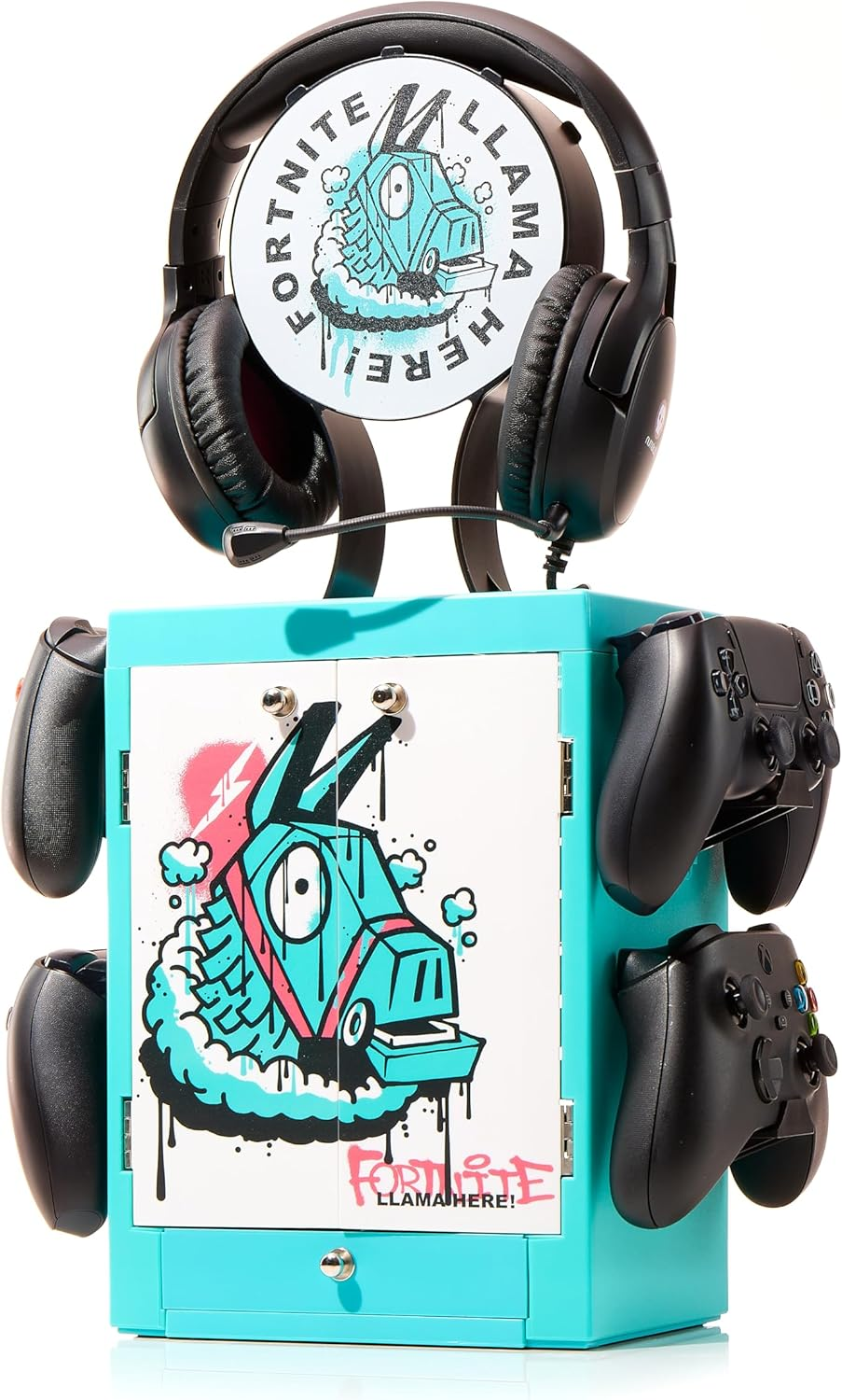 Numskull Official  Gaming Locker Controller Holder & Headset Stand for PS5, Xbox Series X|S and Nintendo Switch