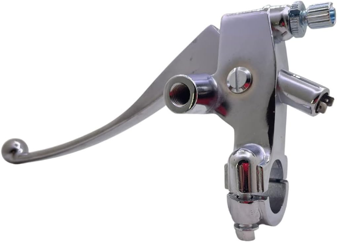 Yecnecty Chrome Alloy Eagle Pattern Universal Motorcycle Hydraulic Brake Pump Master Cylinder Clutch Lever 22MM Motorbike Disc Brake Part image number 5