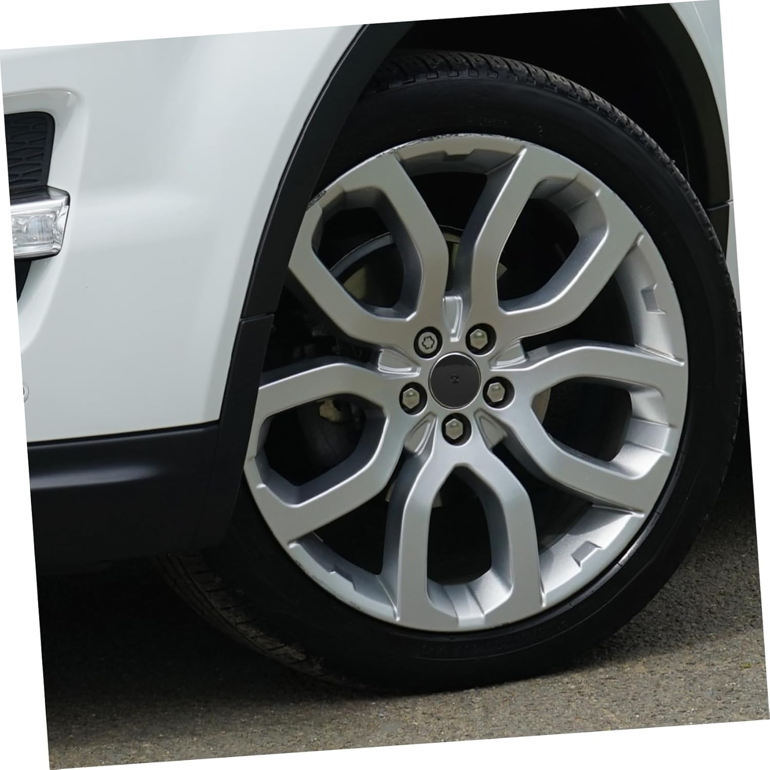 DONFAMDS 4Pcs Wheel Hub Caps Black Rim Center Covers for Car Modification Weatherproof Plastic Easy Install Stylish Hub Center Caps image number 2