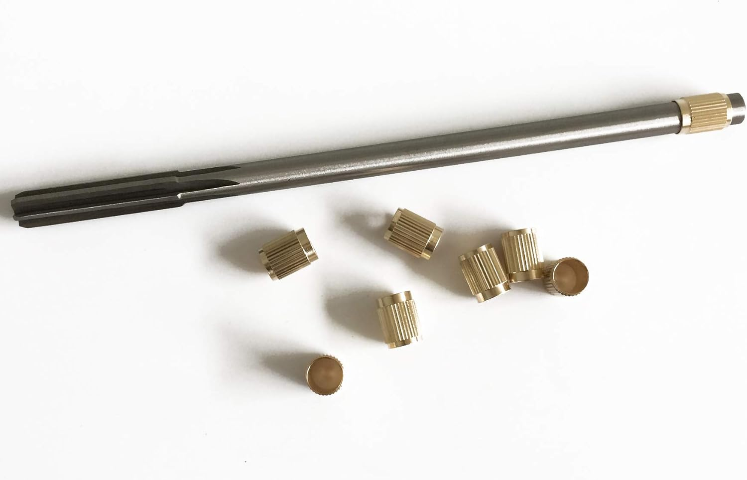 HENKYO Throttle Shaft Bushing Repair Kit Repair 5/16 Shaft Worn Carburetor 1 Reamer 8 Bushing image number 3