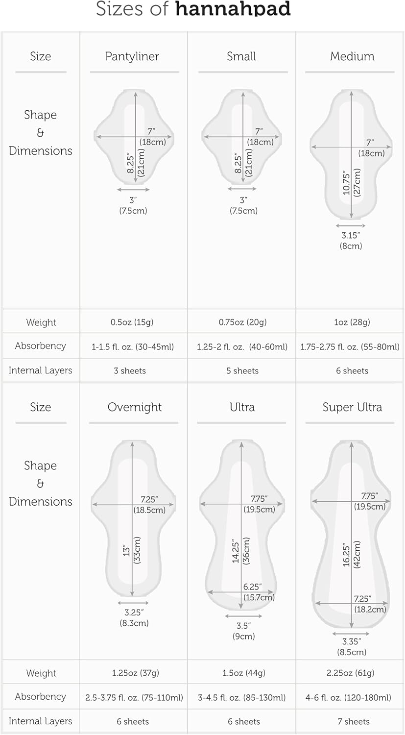 Hannahpad Organic Large Sanitary Cloth Pad , Large image number 2