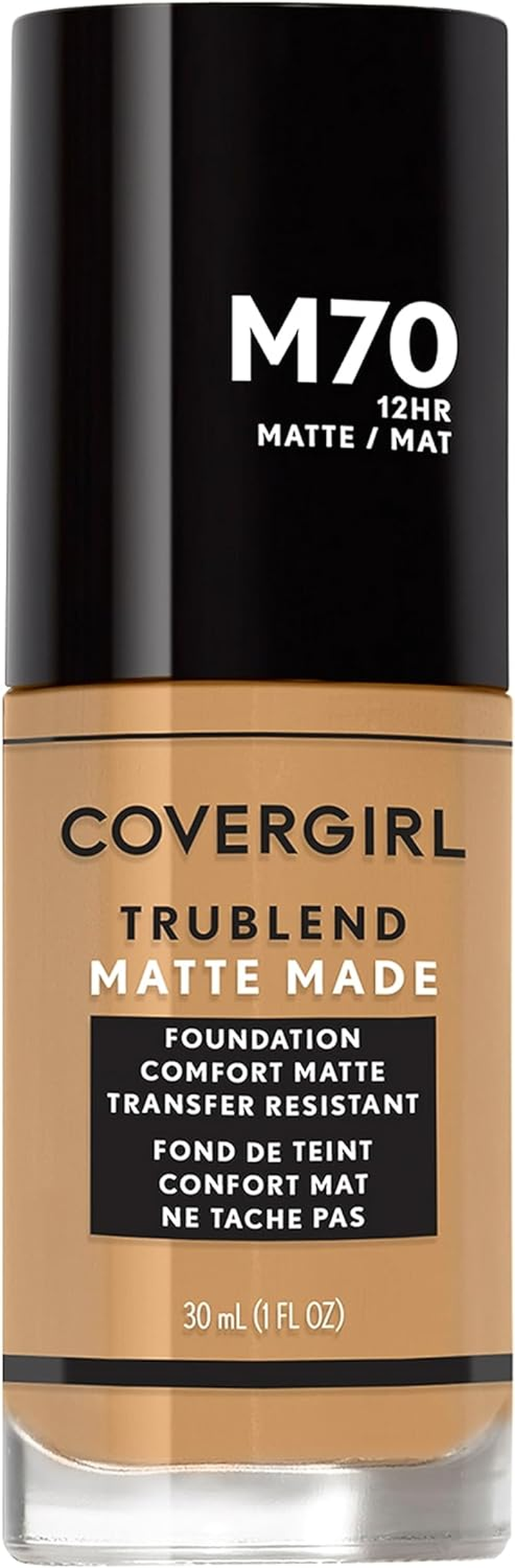 Covergirl Trublend Matte Made Liquid Foundation - M70 Sand Beige for Women 1 Oz Foundation image number 5