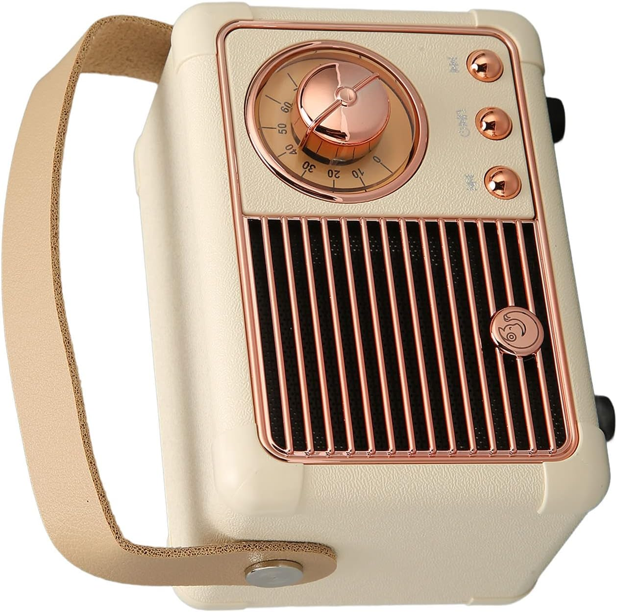 Retro Bluetooth Speaker, Portable Vintage Speaker, Mini Wireless Bluetooth Speaker Suitable for Home Outdoor Yellow image number 5