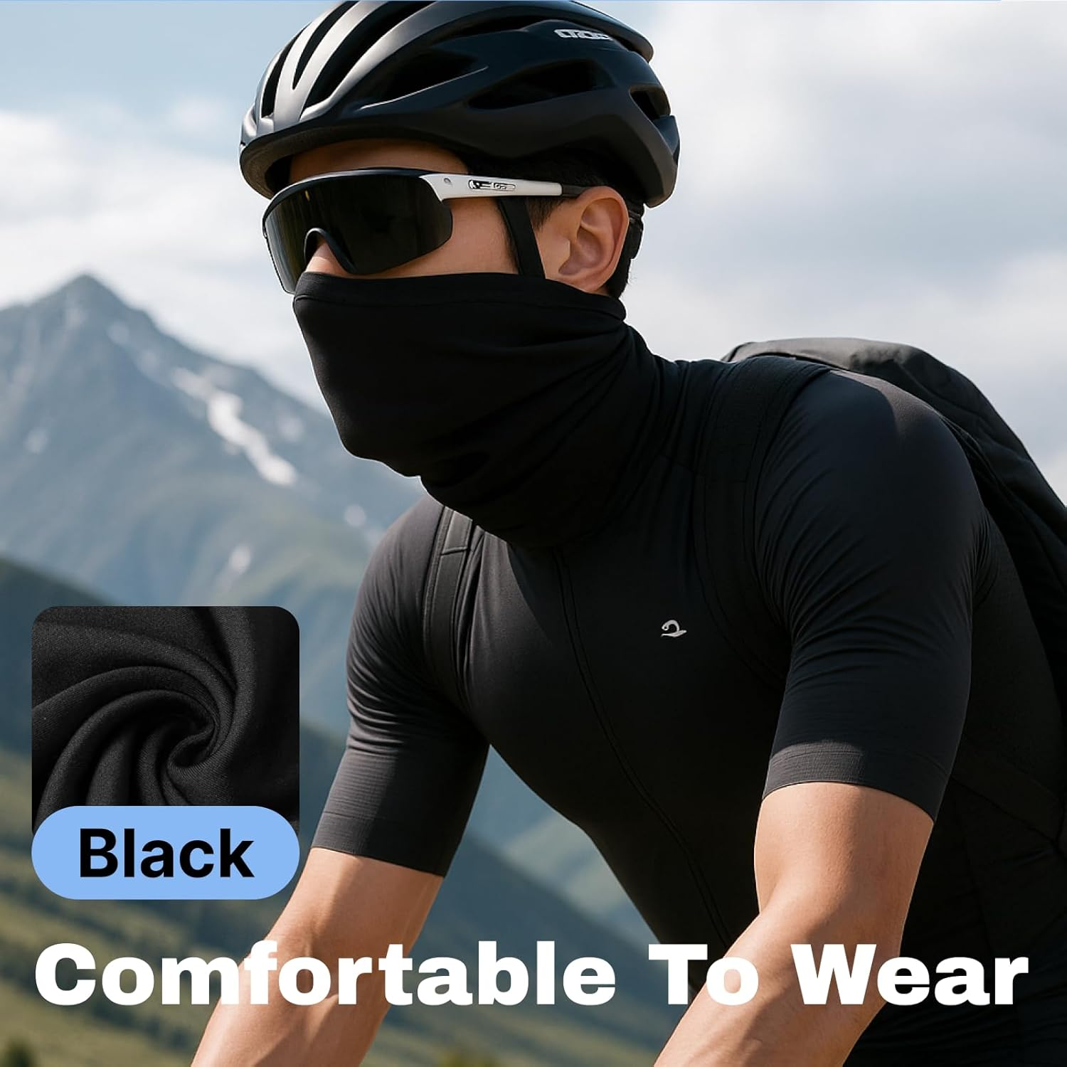 3 PCS Summer Face Cover Scarf, UV Protection Neck Gaiter, Breathable Outdoor Face Mask, Multi-Functional Headband Tube Bandana, Ice Silk Viscose Fiber Elastic Scarf for Sunscreen and Fishing image number 5