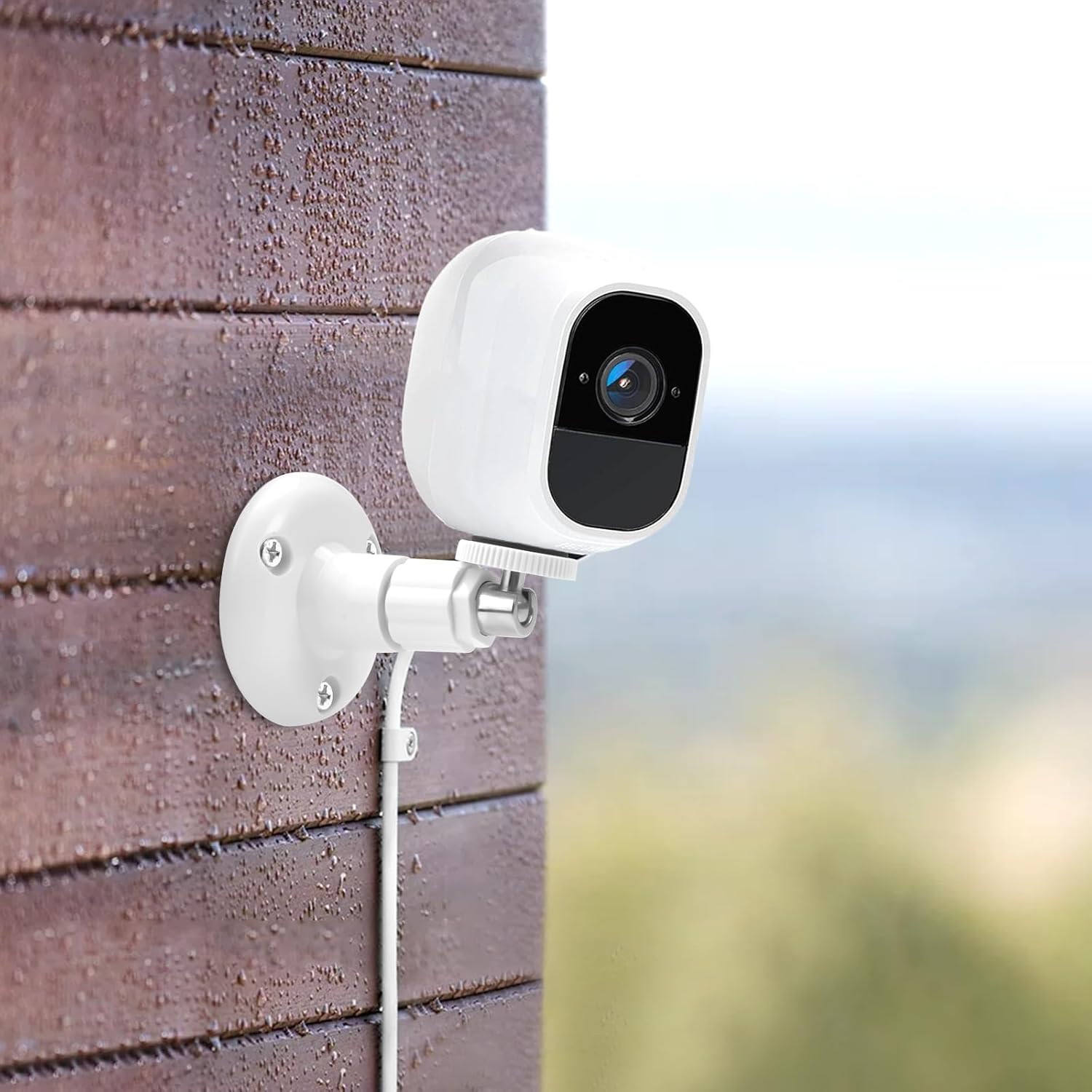 Adjustment Wall Mount Compatible with Ring Stick up Camera Ring Camera Holder Outdoor 360&deg; Adjustable Security Camera Wall Mount Ring Cam Camera Wall Mount for Arlo Arlo Pro Cam System