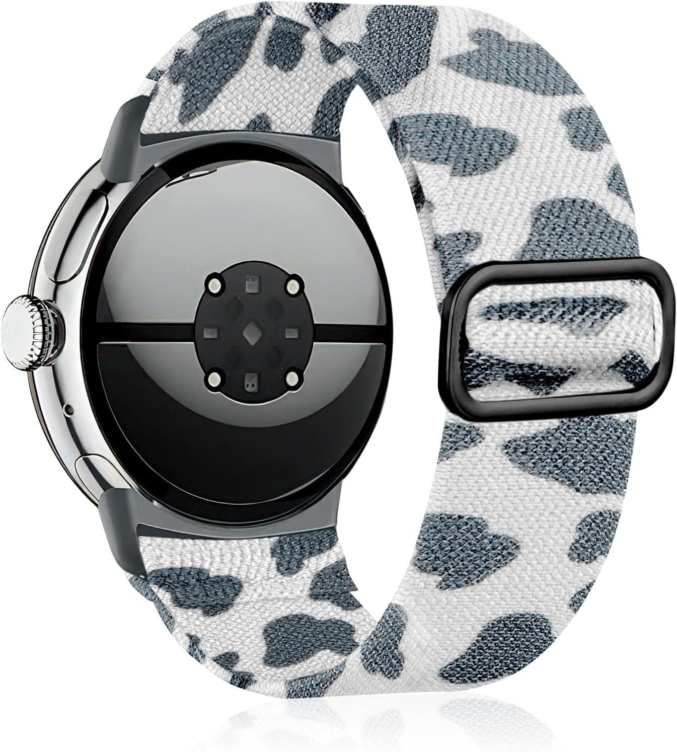 Zspoly Nylon Band Compatibel with Google Pixel Watch 2/1/3 4 (41Mm) Google Pixel Watch 4 3 （45Mm）,Elastic Adjustable Bands for Men/Women image number 2