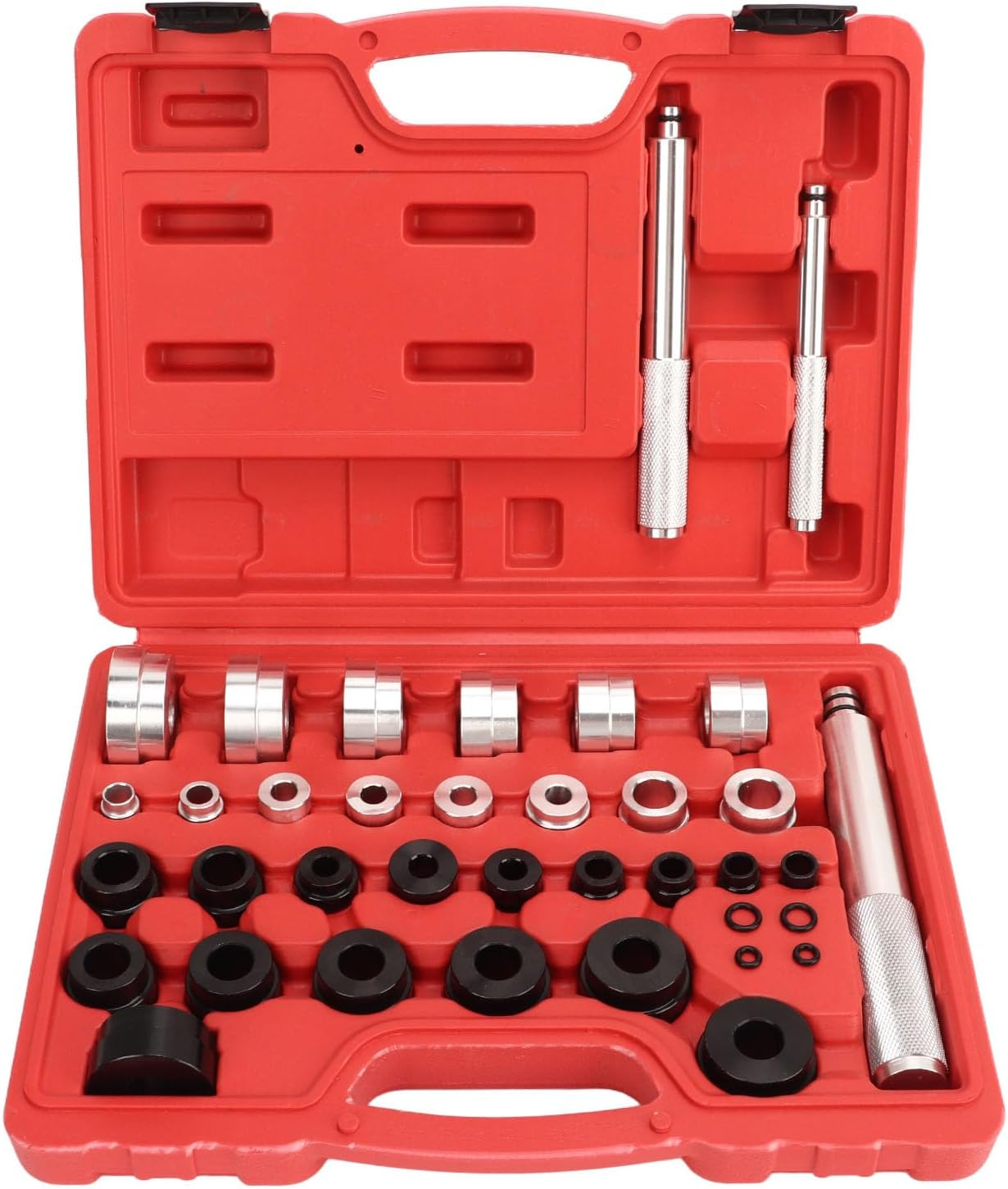 Master Bushing Driver Set - 33Pcs Metric & Standard SAE Removal & Installation Kit, Seal Removal & Installation Tool Kit, 3 Drive Handles, Easy to Use, Easy to Store image number 5