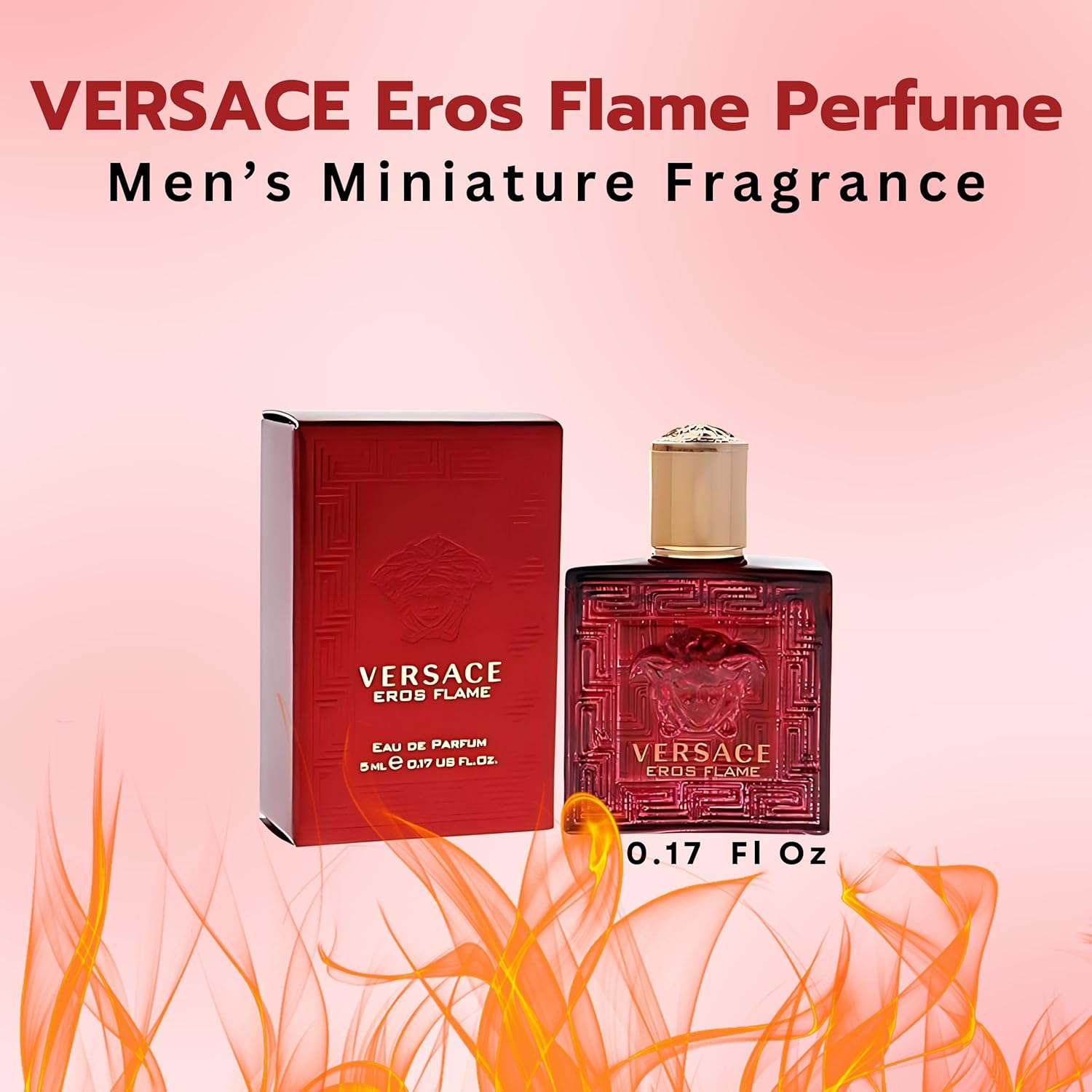 Versace Versace Eros Flame Mini Eau De Parfum 5Ml image number 3
