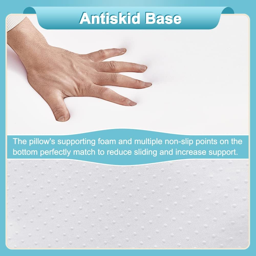 Wedge Pillow for Sleeping after Surgery Bed Body Positioners Side Sleeper Triangle Incline 30 Degree Foam Back Sore Turning Wedges Hospital Leg Elevation Pillows for Pregnancy Elderly Adults image number 2