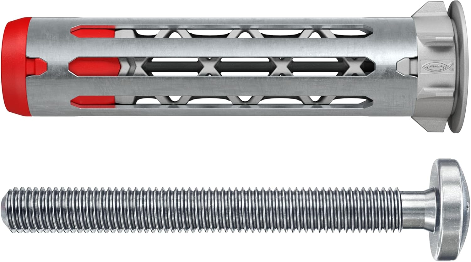 Fischer Duohm 5 X 55 S TX Cavity Dowels with Metric Panhead Screw and TX Drive for Fixing TV Brackets, Lights, Wall Shelves, Etc. in Panel Building Materials, Pack of 25 image number 5