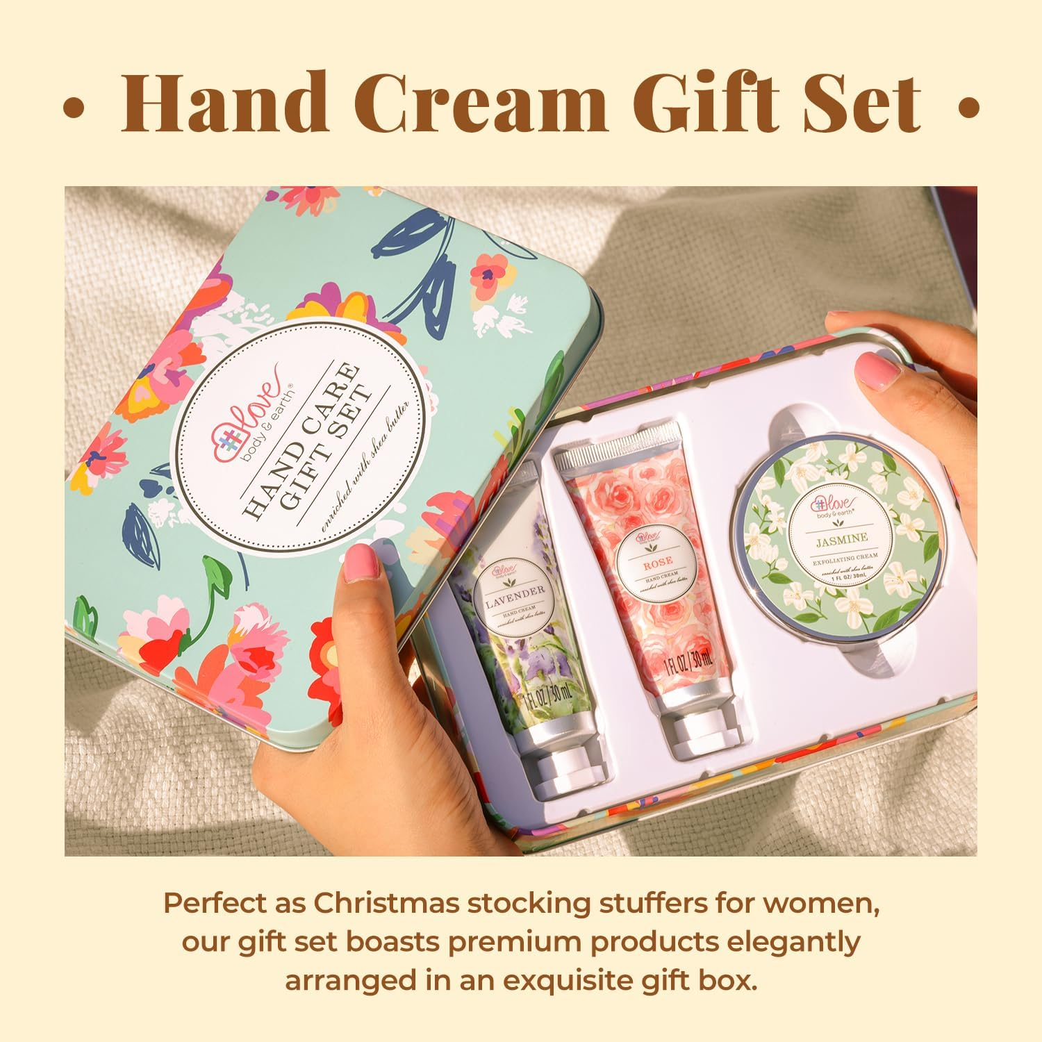 Gifts Lotion Sets, Peony Wish Body Care Gift Set, Include Hand Cream, Foot Cream, Soap, Scented Candle, Birthday Gifts, Mother'S Day Gift Set image number 5