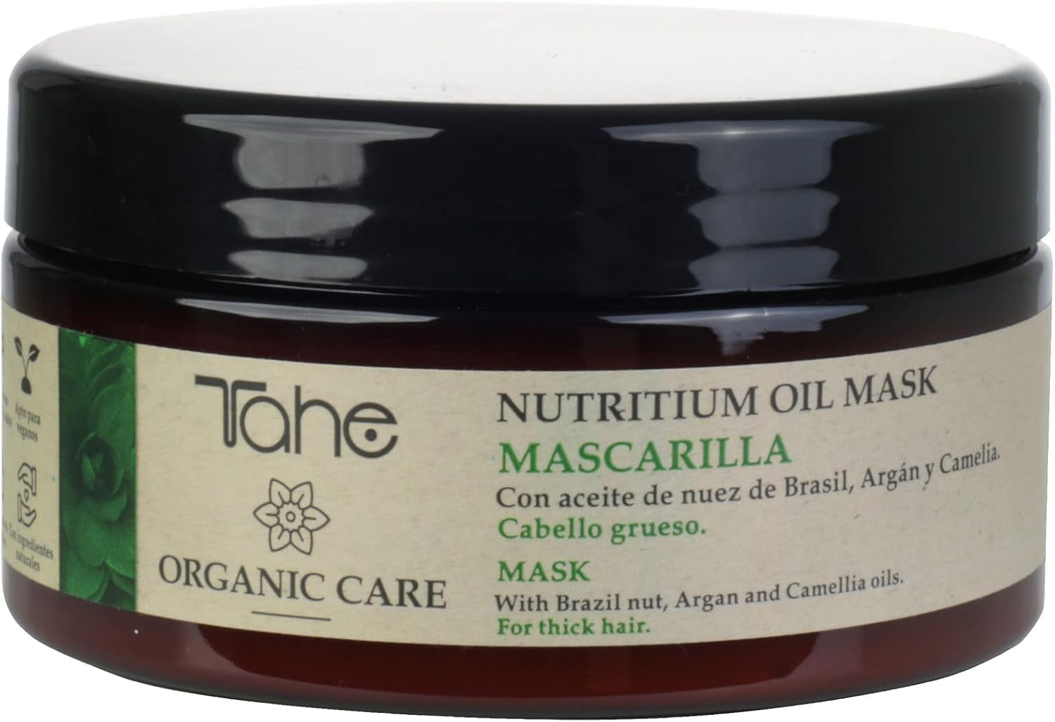 Nutritium Oil Organic Care Hair Mask for Thick Hair - with Brazilian Nut Oil, Argan Oil and Camellia Oil, 300Ml image number 5