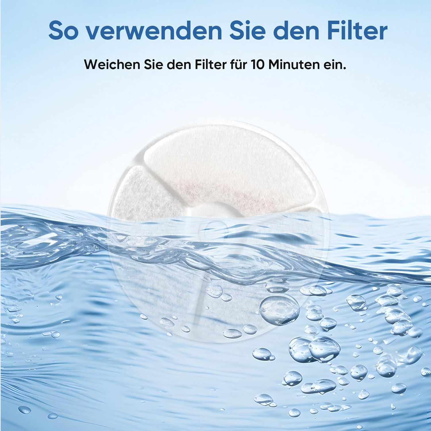 Herboom Pack of 28 Cat Fountain Filter Unit 3.0 with 1 Cleaning Brush, Drinking Fountain Filter Compatible with E Versweet Solo 2/Solo SE/3 Pro/2S/3 (14 Pieces Filters + 14 Pieces Sponge) image number 4