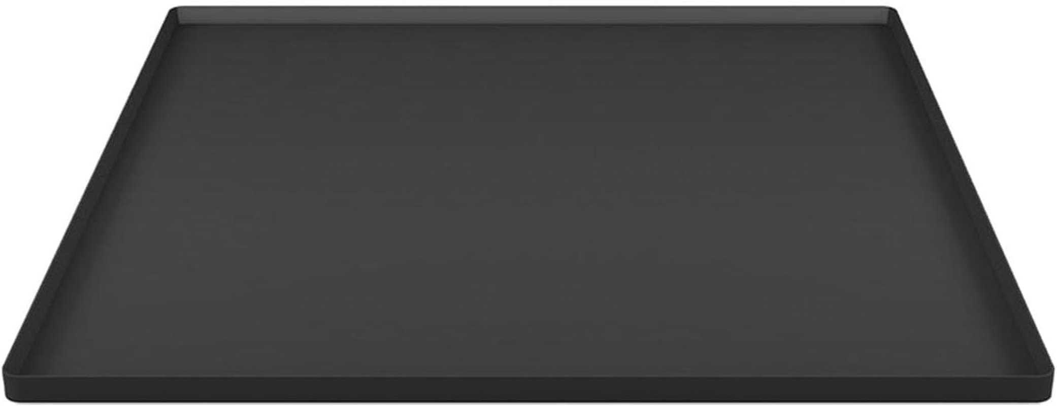 Fenteer Premium Silicone Drip Tray for Mini Fridges and Wine Cabinets, Gray