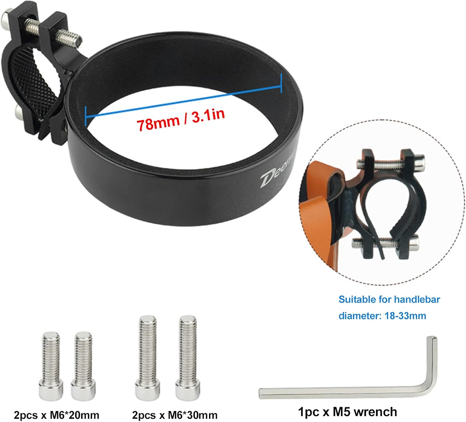 Bike Handlebar Cup Holder Aluminum Cup Bottle Holder Road Bicycle Bike Water Bottle Coffee Drink Cup Holder