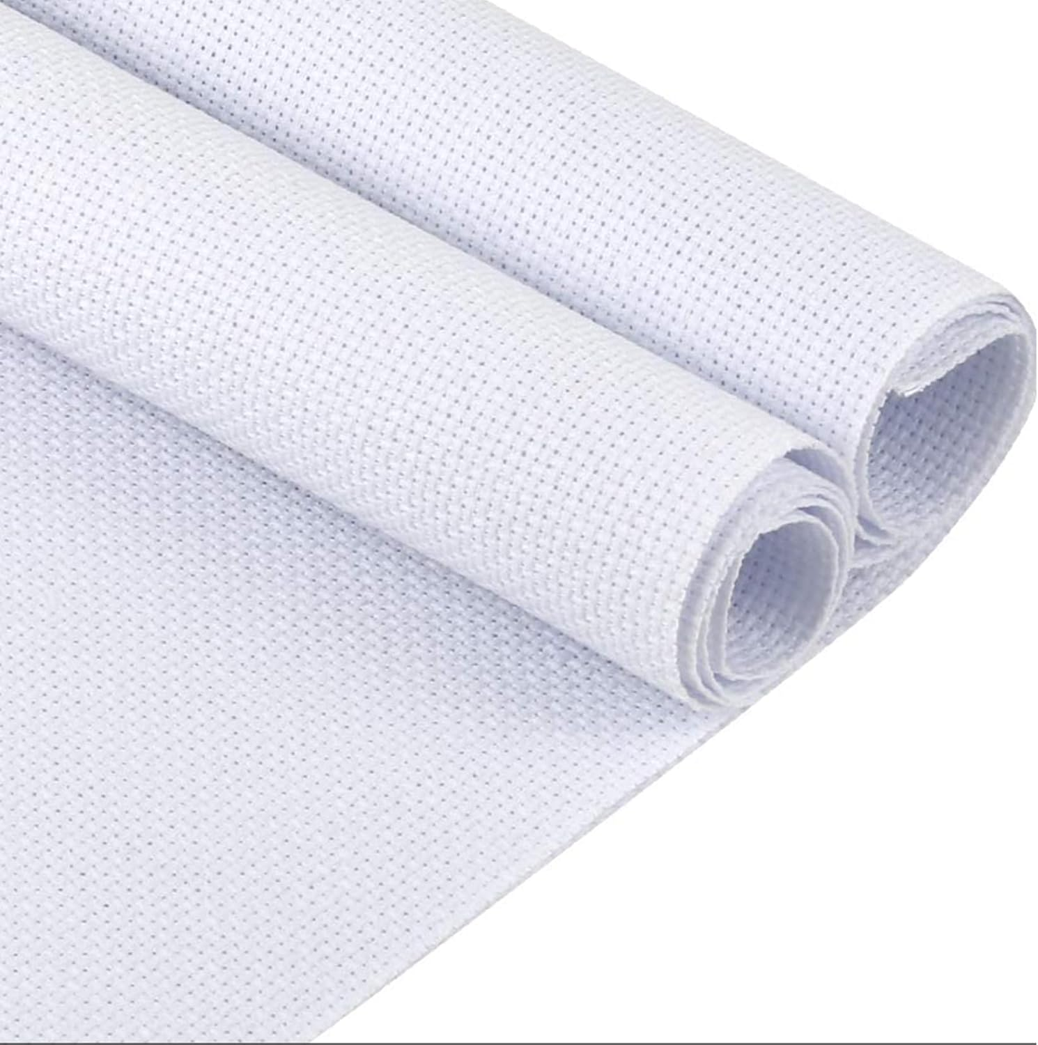 Aida Cloth 14 Count Cross Stitch Fabric White 1.5M X 1M for Craft Embroidery, 14CT White 59Inch X 39Inch image number 5