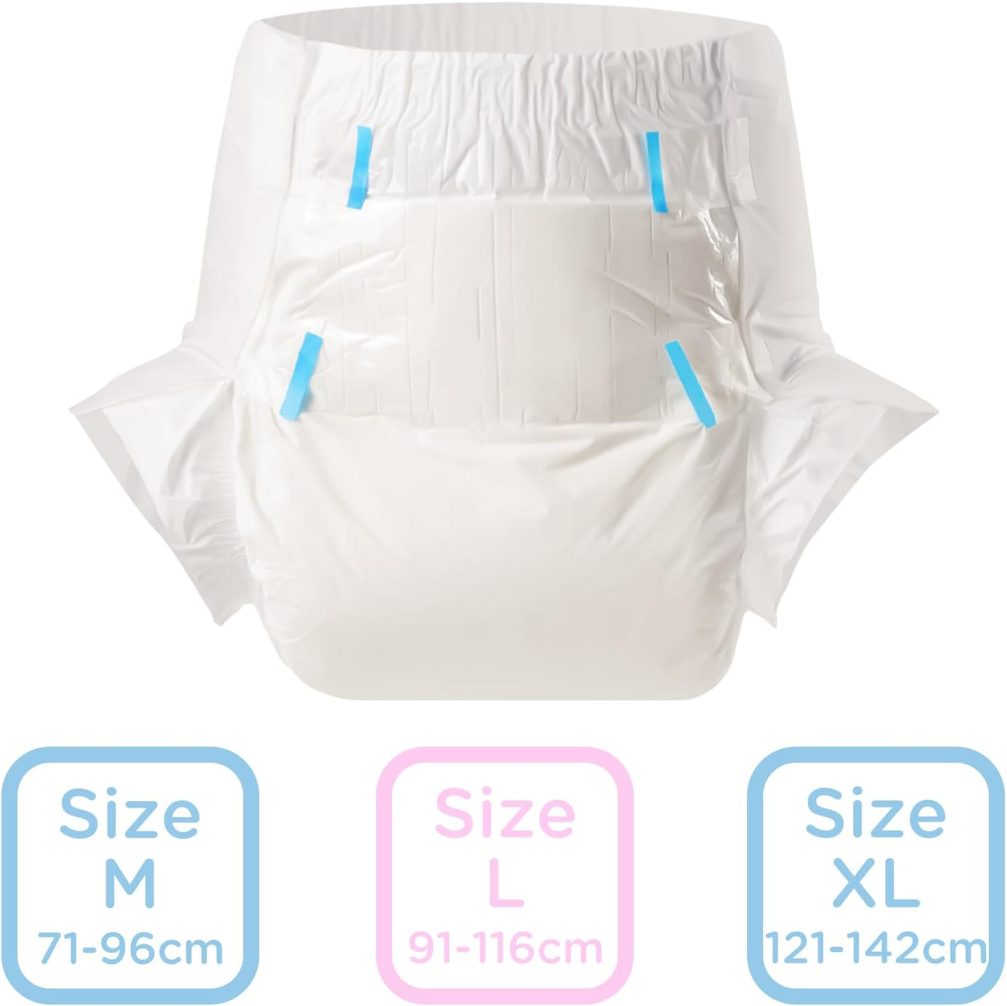 Littleforbig Adult Diaper 10 Pieces - Abdry White Diapers XL