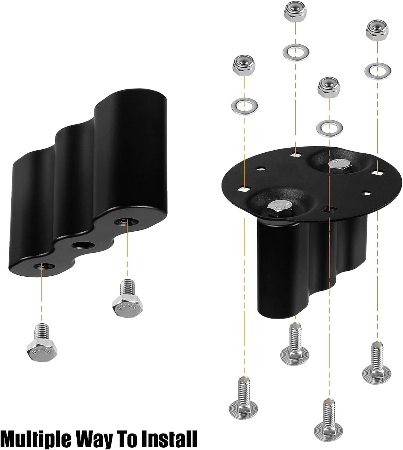 RX-PM Pack Mount, Cargo Racks Fit for Gasoline Pack & Water Pack Mount Lock, Gas Can Mount Lock image number 3