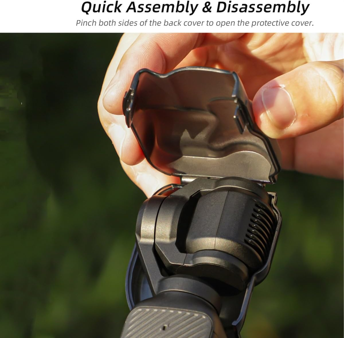 Taoke Lens Hood for DJI OSMO Pocket 3, Gimbal Camera Protector Sunshade Cover for Packet 3 image number 6