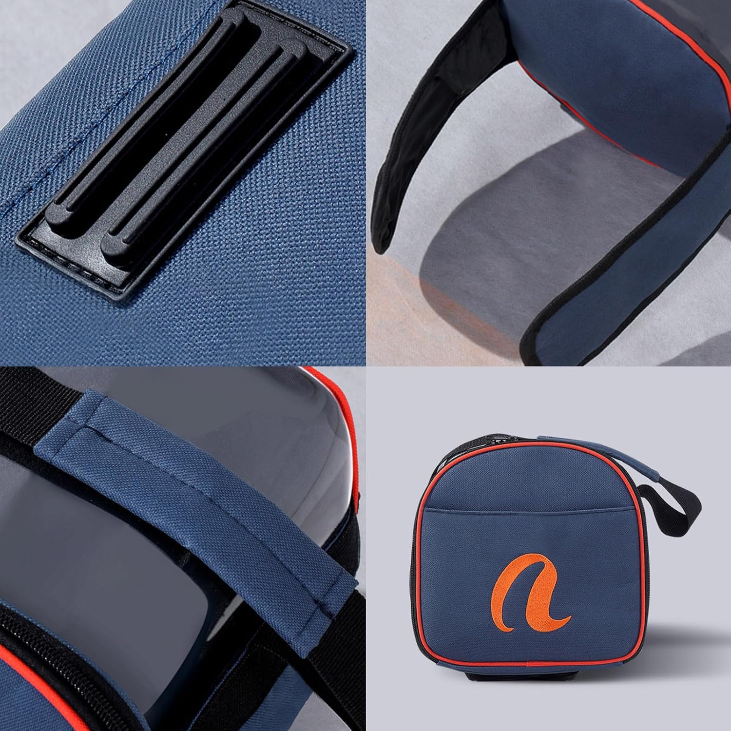 Bowling Tote Bag - 20 X 23 X 22 Cm, Portable Tote Bag, 1680 Fabric Holder, Sturdy Bag with Padded Handle, Secure Base | Lightweight Storage for Players and Athletes on Travel image number 2