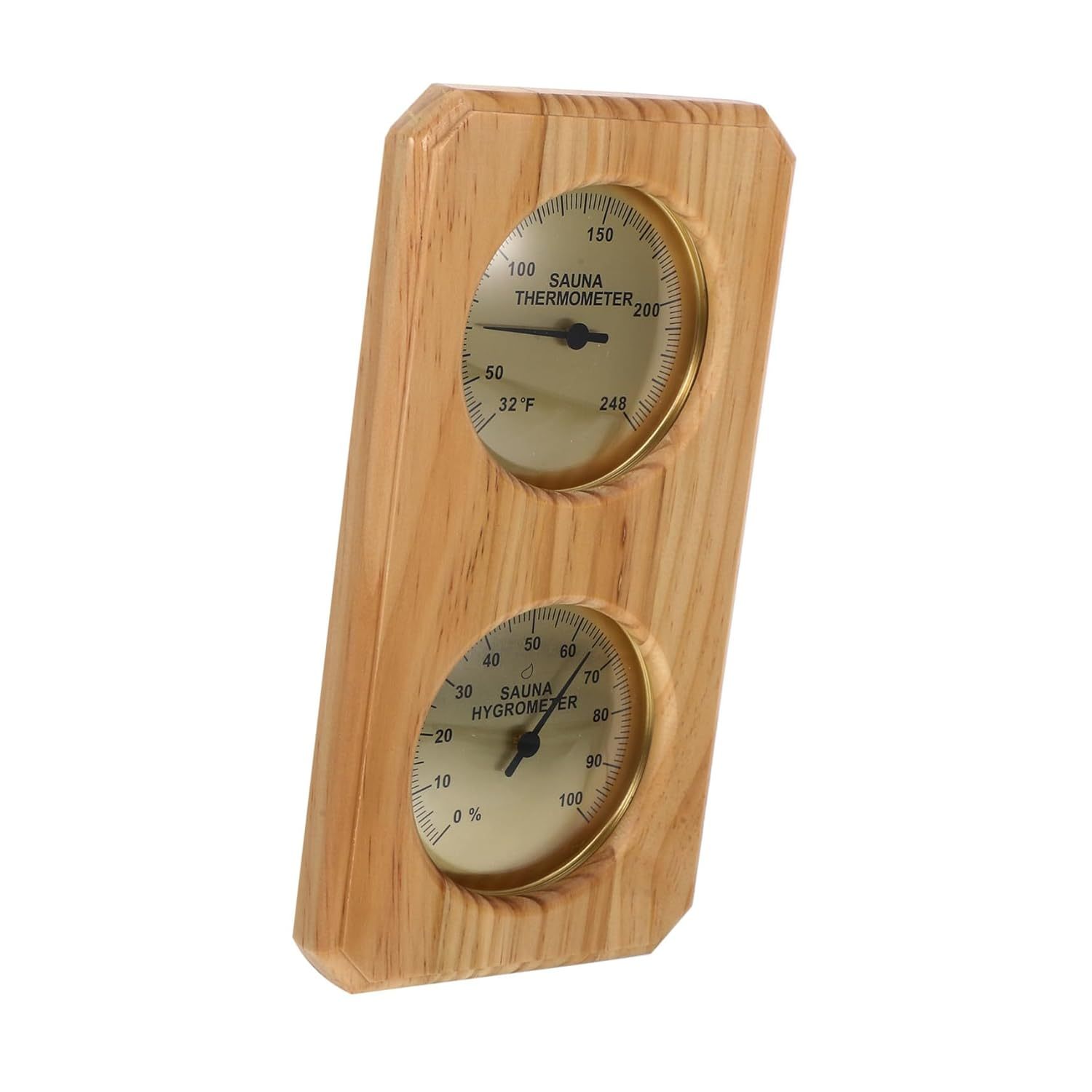 Alasum Wall-Mounted Sauna Hygrothermograph for Indoor Use Hanging Temperature and Humidity Gauge Precision Mechanical Thermometer for Sauna Rooms and Home Monitoring image number 6