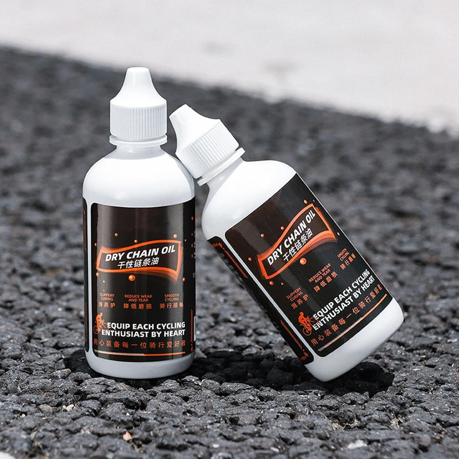 Puchen Dry Lubricant Chain Oil, 100Ml - Rust Prevention for Mountain Bikes, Bicycles - Easy to Apply, Preserves Chains, Cleans, Smooths, Silences, Reduces Friction