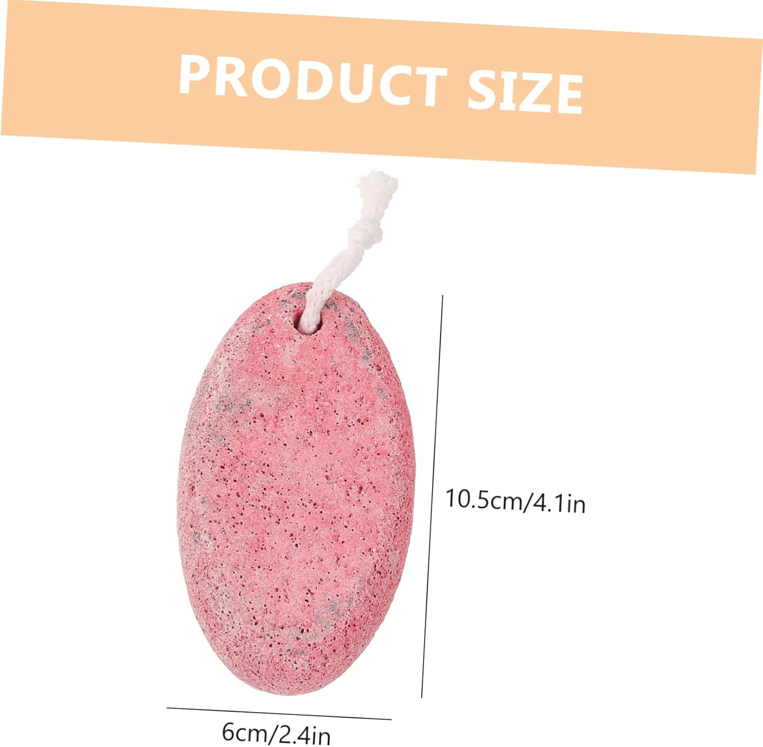 Healvian Volcanic Foot Stone 2-Pack with Storage Box Dual-Sided Dead Skin Remover for Pedicure Random Color image number 3