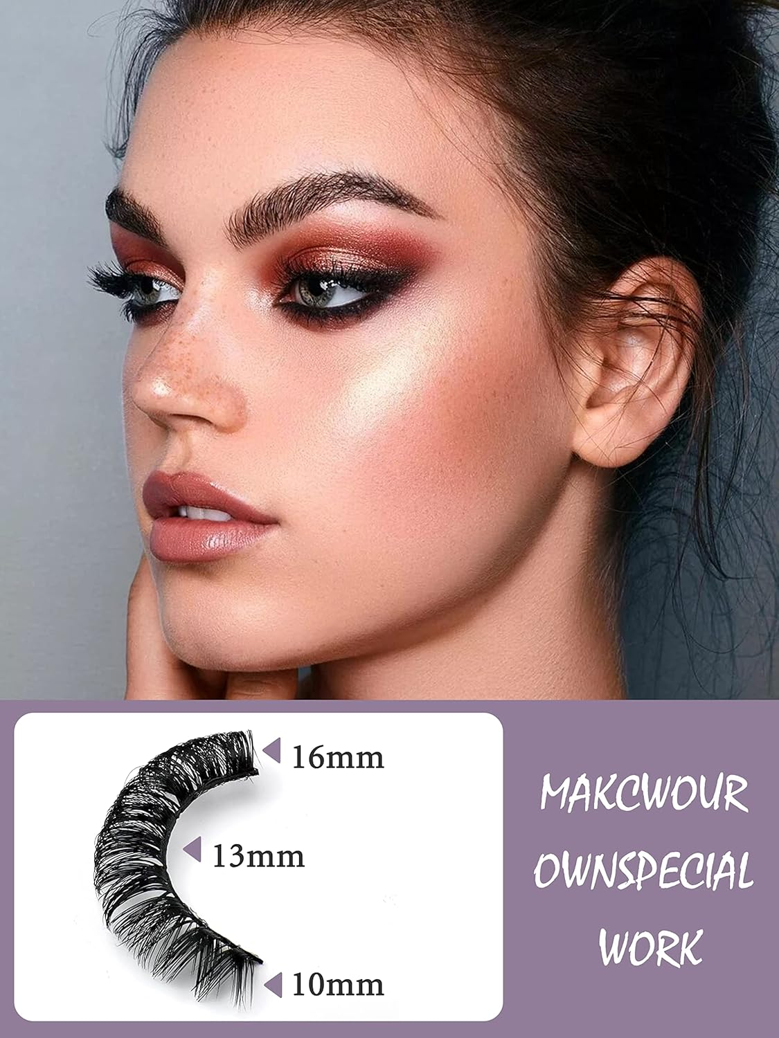 BELEVO Natural False Eyelashes, False Eyelashes False Eyelashes False Eyelashes Volume Russian Lashes