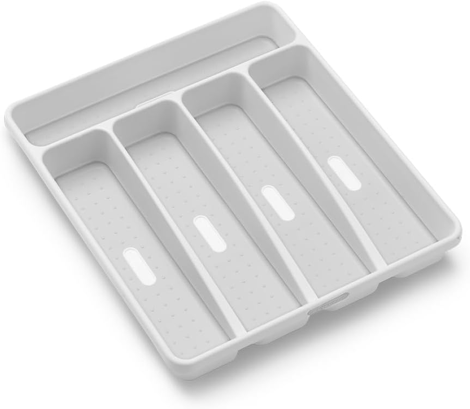 Madesmart Classic Small Silverware Tray White - Granite image number 6