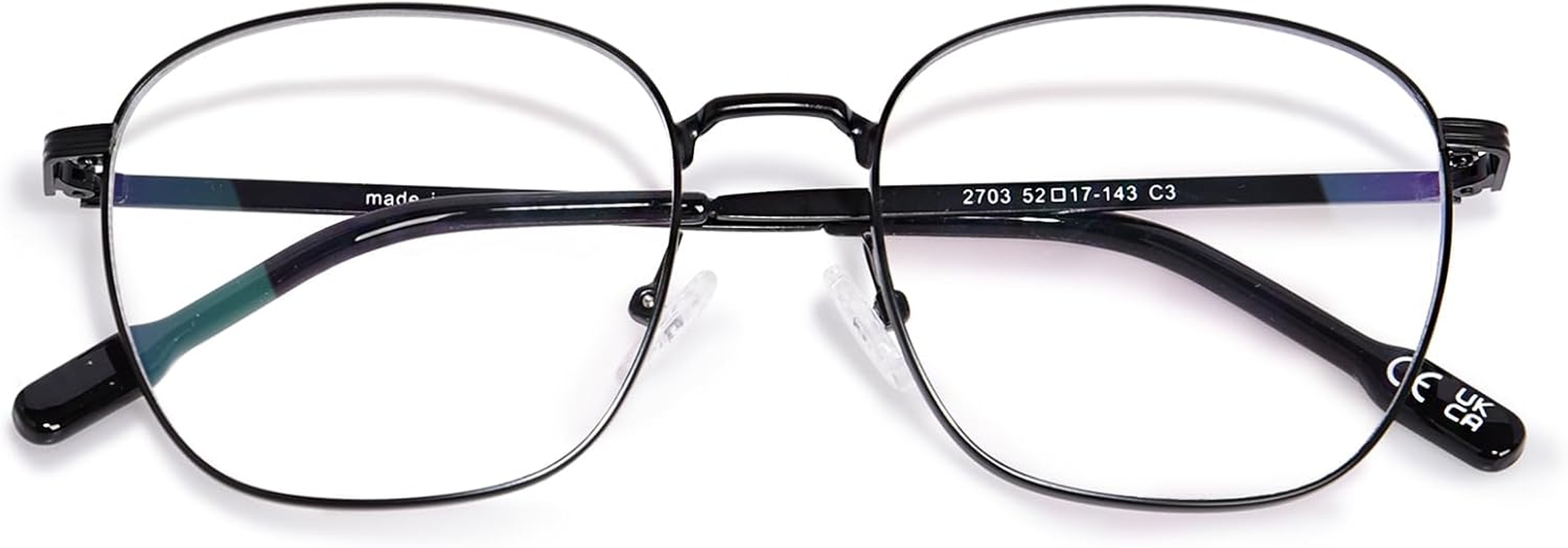 OPTOFENDY Oversized Blue Light Blocking Glasses for Women, anti Eyestrain & UV Protection Square Computer Eyeglasses