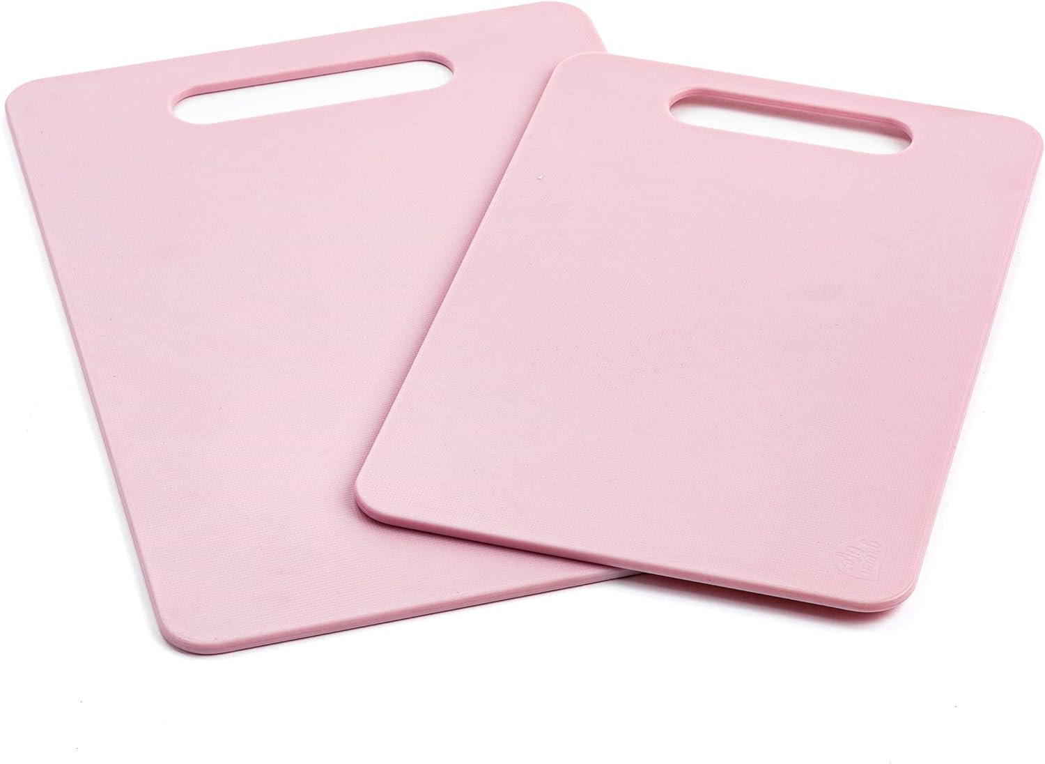 Greenlife 2 Piece Cutting Board Kitchen Set, Dishwasher Safe, Extra Durable, Soft Pink