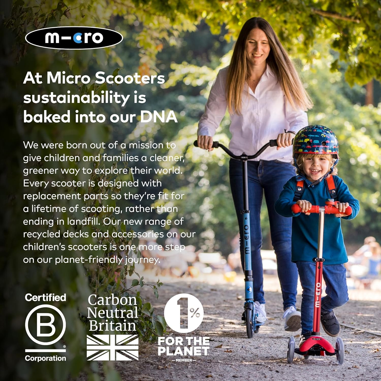 Micro Kickboard - Sprite 2-Wheeled, Smooth-Gliding, Foldable Micro Scooter for Kids Ages 8 to Adult image number 3