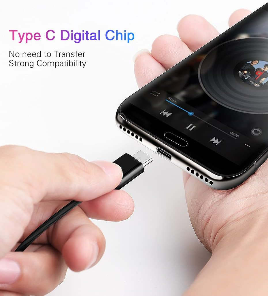 Headphone Compatible with Google Pixel 7 Pro, Pixel 7 Earphone, Pixel 6A, Pixel 6, 6 Pro, Pixel 4 3 2 XL USB C Plug Headset Stereo Type C Earbuds In-Ear Wired Mic Volume Control image number 4