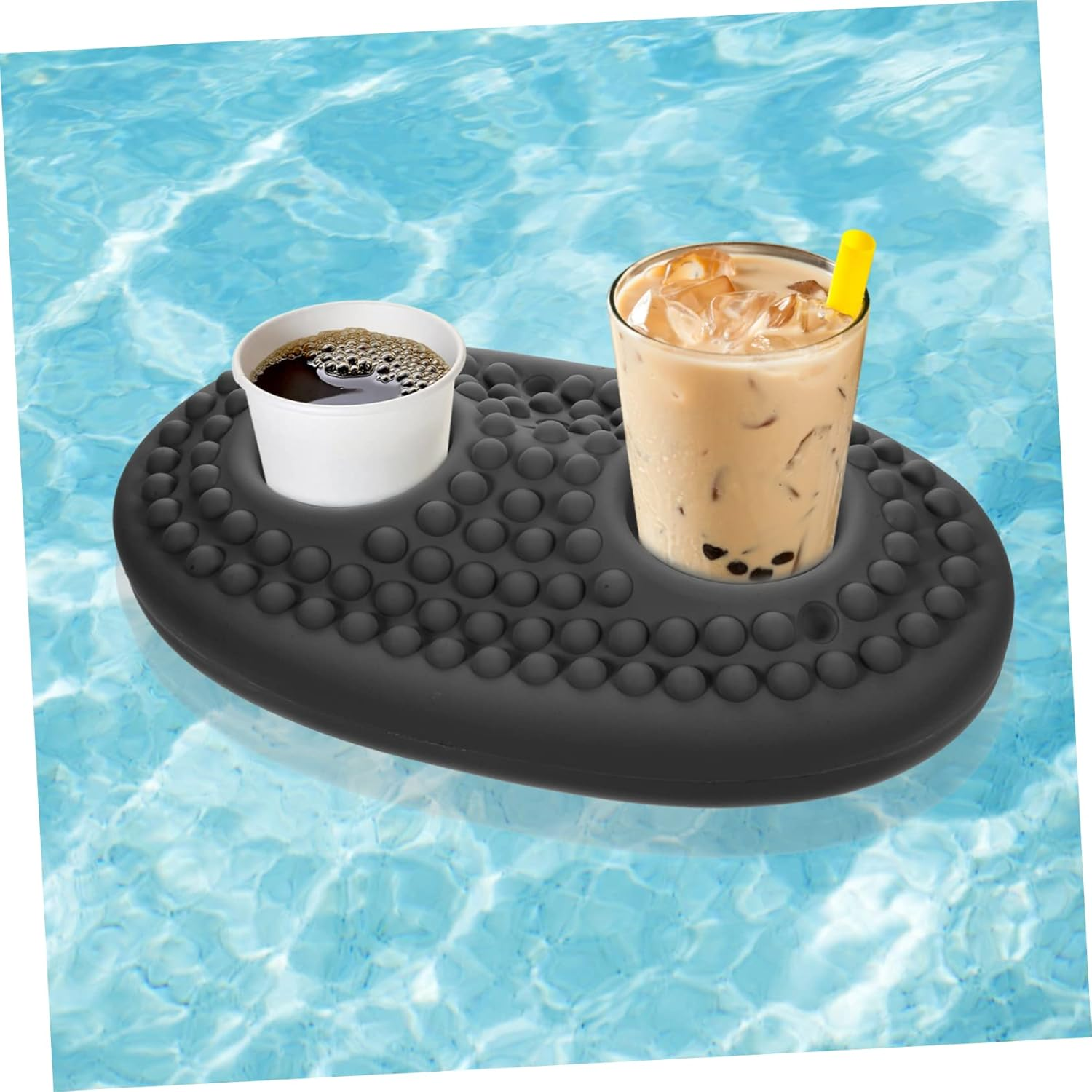 Floatable Bath Accessory Inflatable Drink Holder Pool Float Cup Holder Fun Decorative for Swimming Pool Parties image number 1
