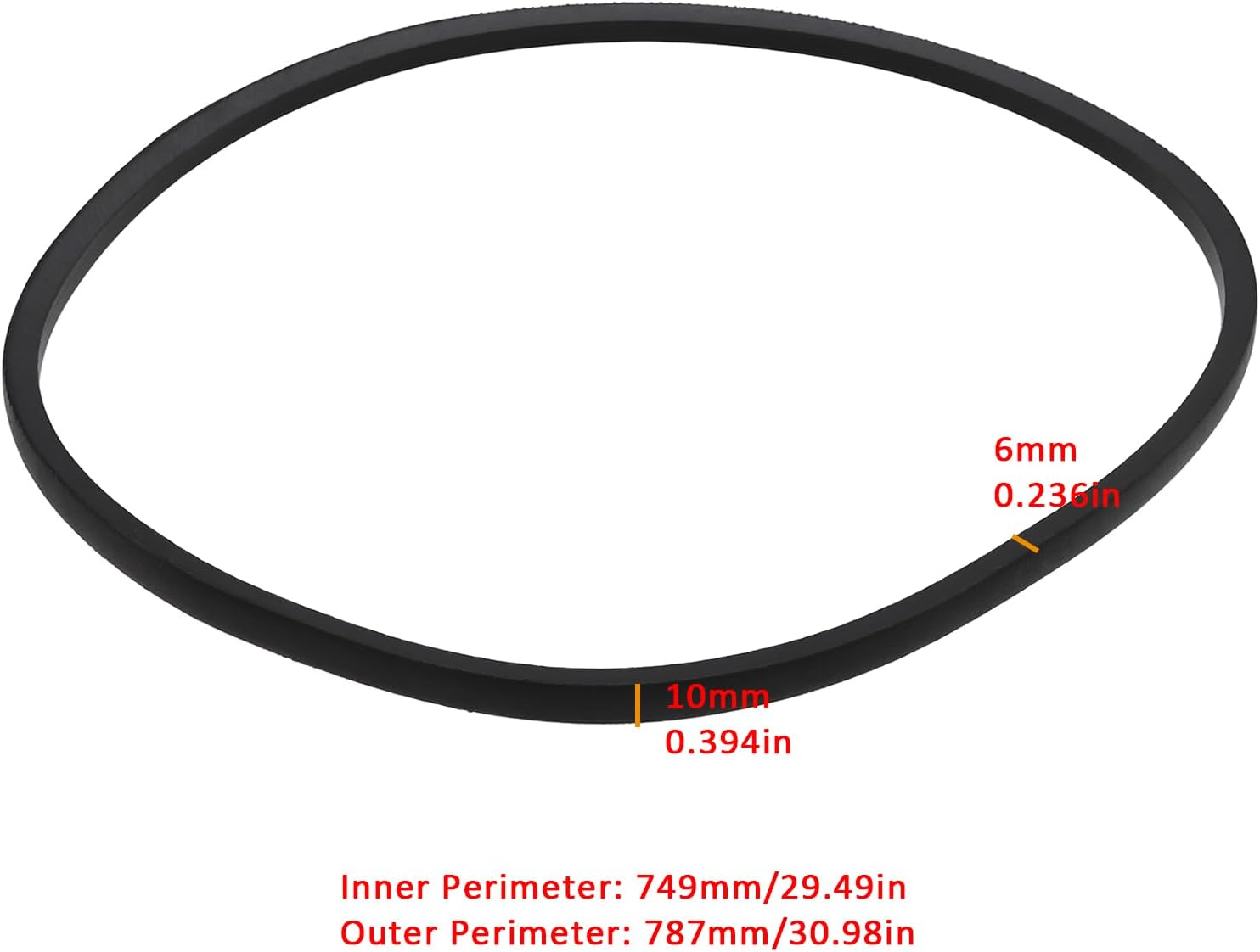 SG Store Lawn Mower Drive Belt RL534TR Compatible with HONDA GCV160 Engine image number 3