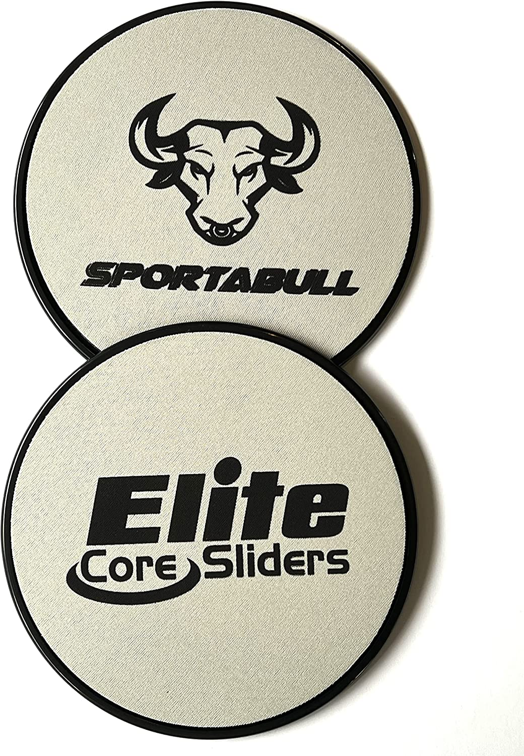 SPORTABULL Duel Sided Core Sliders - Premium Gliding Sliding Discs Double Purpose Hard Floors or Carpet for Home Gym Yoga Abs Workout Full Body Training image number 3