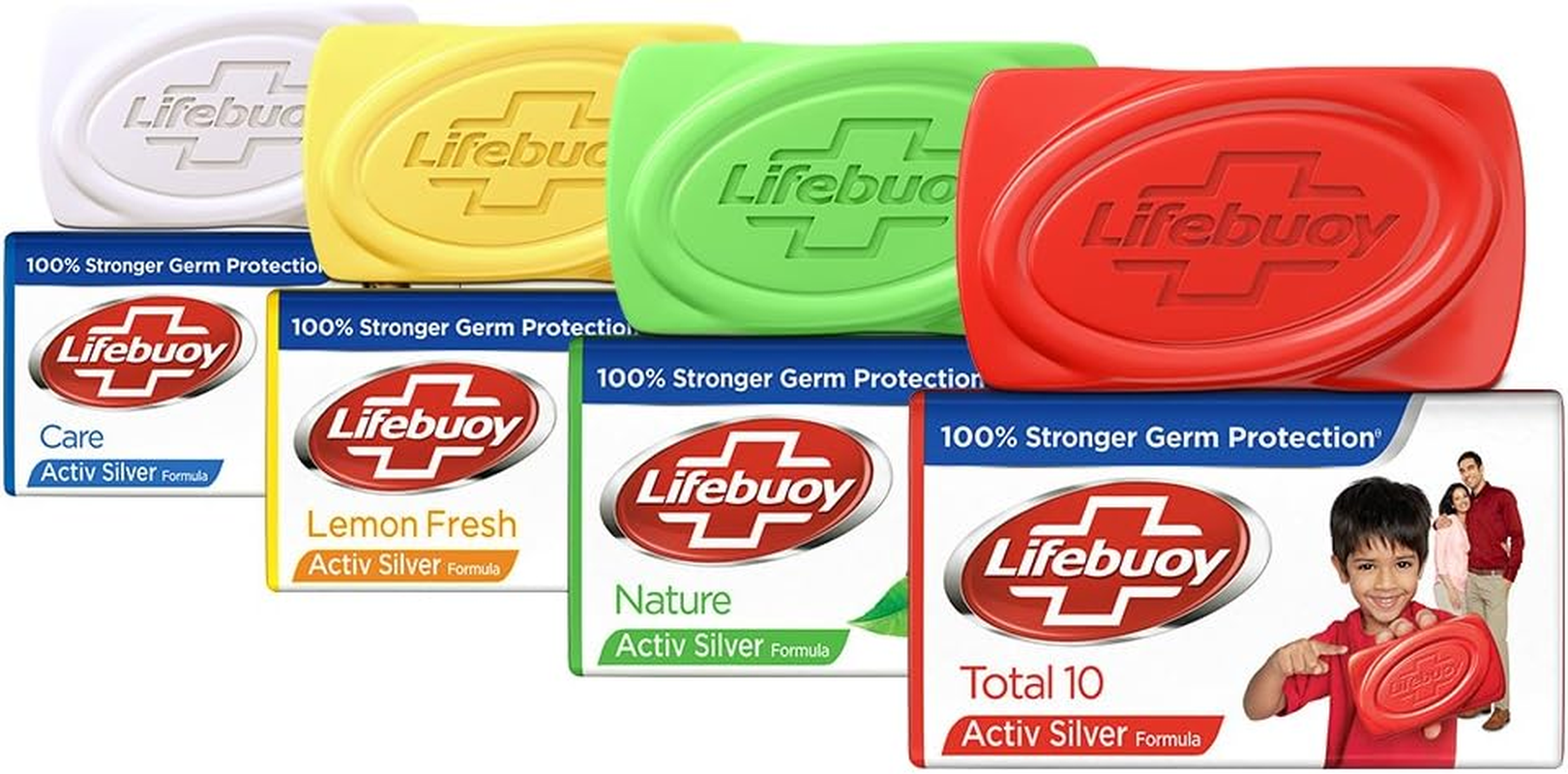 Lifebuoy Care Soap 125G - 125G X 12 Bars image number 2