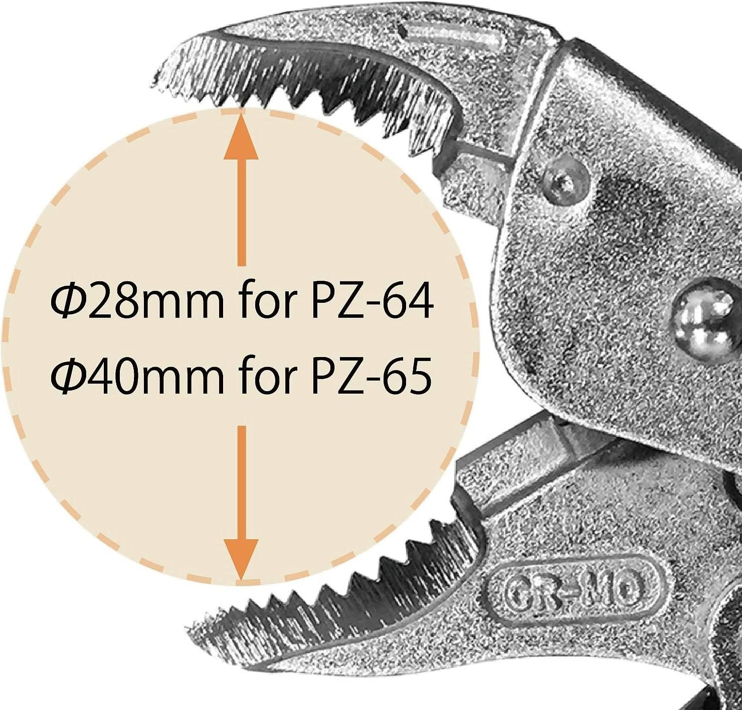 ENGINEER Pz-64 Locking Pliers, Black/Green image number 2