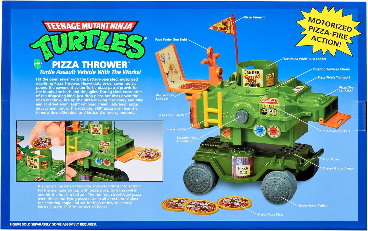 TMNT Classic Pizza Thrower Vehicle image number 3
