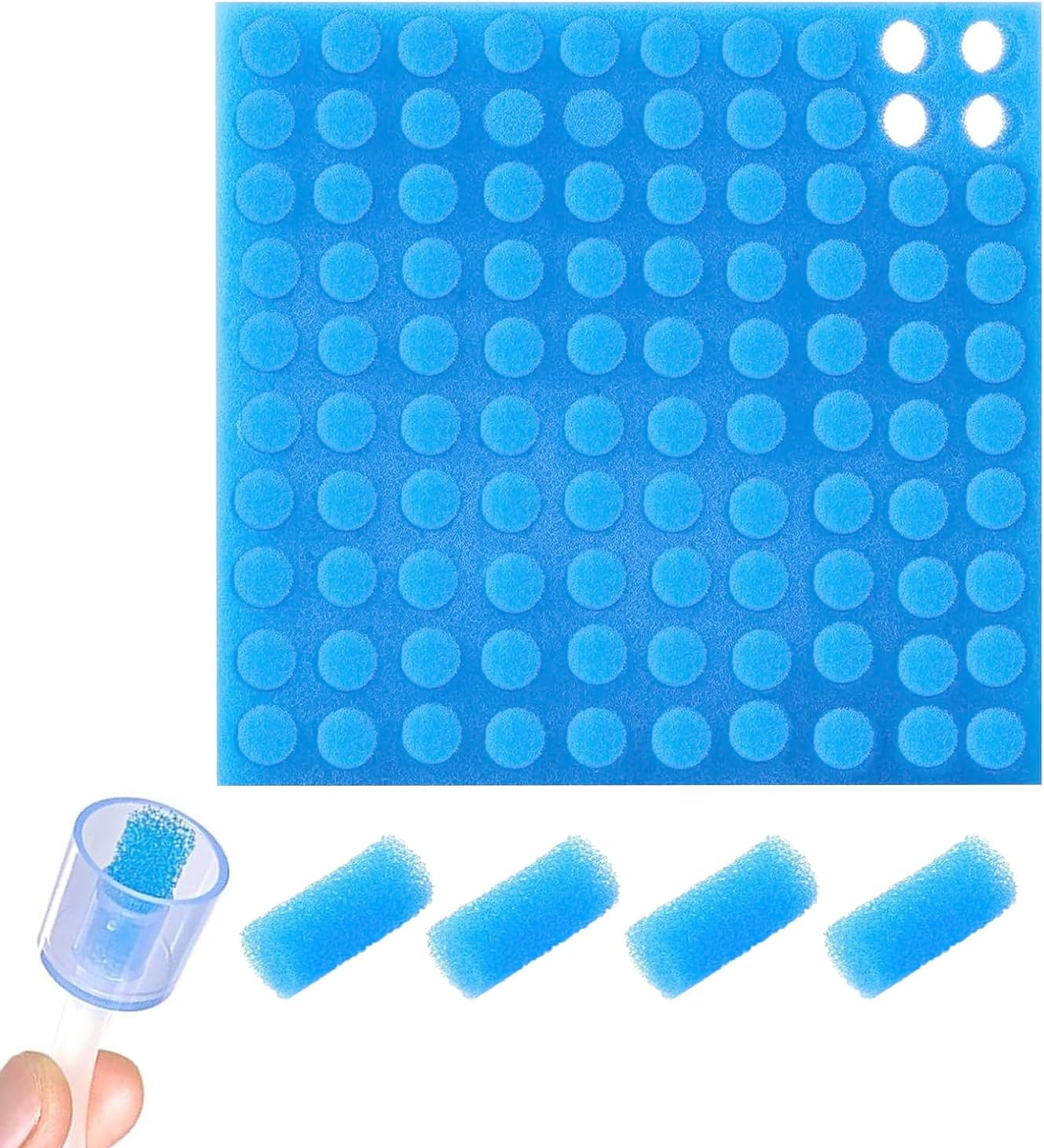 Hzqzaoan 100-Pack Baby Nasal Aspirator Filters - Replacement for Nosefrida & for Snotty Boss | Bpa-Free Nose Sucker Filters for Gentle Baby Care image number 1