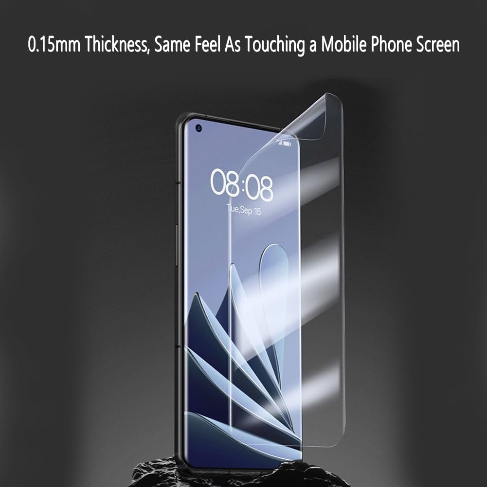 Hhfcryst Pack of 3 Hydrogel Film for Honor Magic V5, TPU Protective Film, Soft HD Clear Screen Protector, Scratch-Resistant, No Bubbles (Not Tempered Glass) image number 2