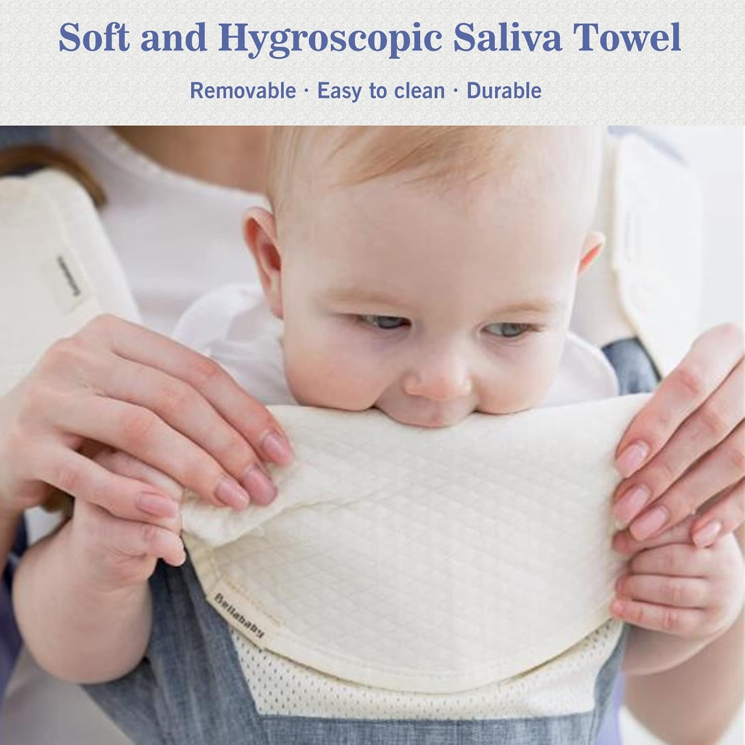 Baby Carrier, Bellababy Multifunction Baby Carrier Hip Seat (Ergonomic M Position) for 3-36 Month Baby, 6-In-1 Ways to Carry, All Seasons, Adjustable Size, Perfect for Shopping Travelling, Grey - Gray image number 5