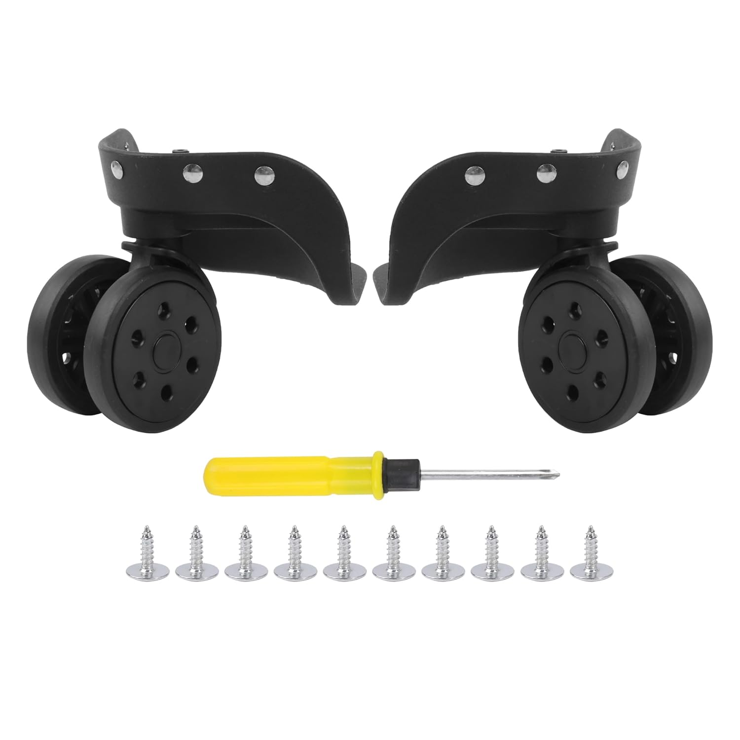 RDEXP W306 Replacement Wheels Suitcases Front Wheels Swivel Baggage Wheels Pack of 2 image number 2