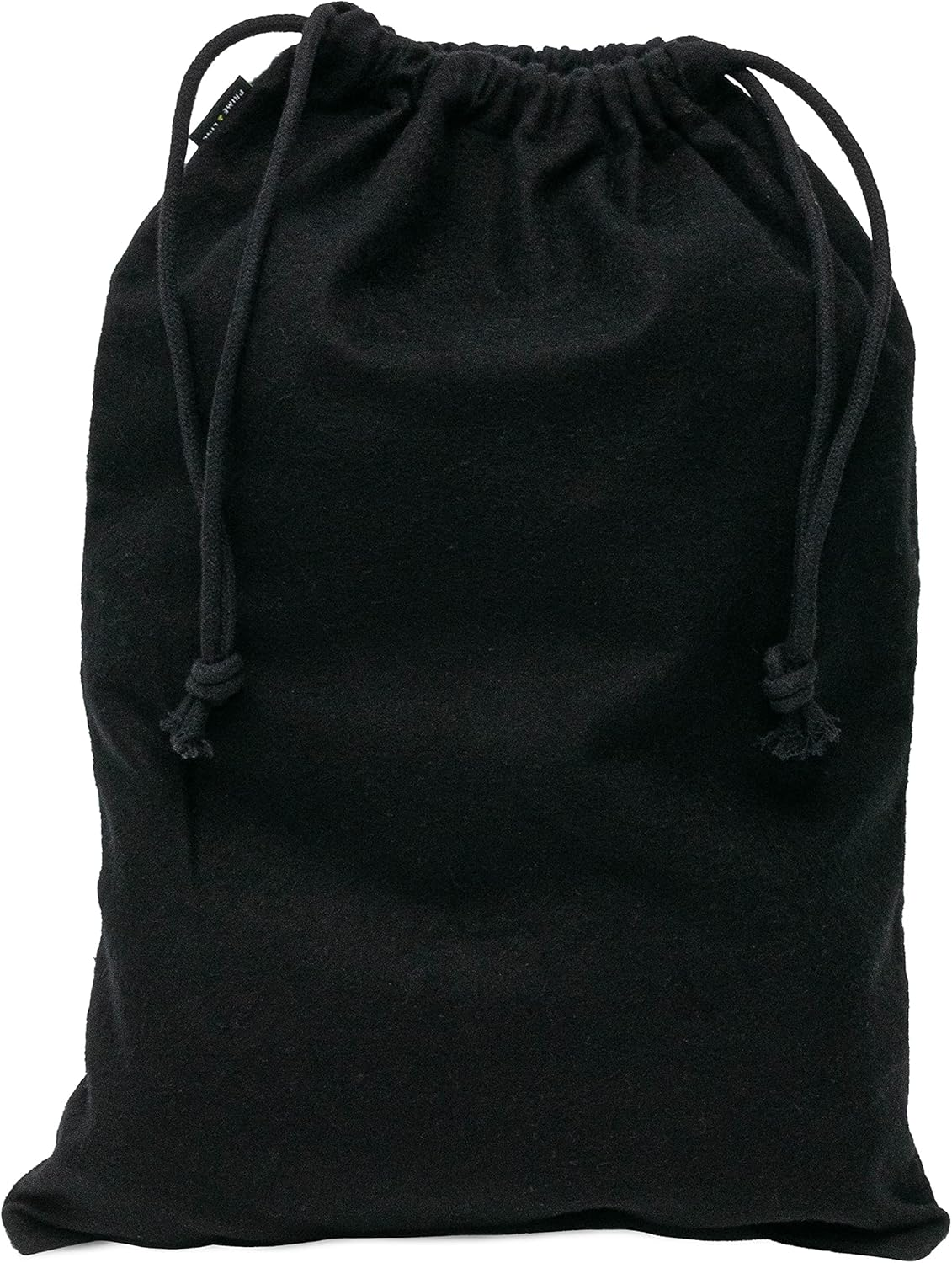 ZENPAC Shoe Dust Bags, Duster Flannel Pouch with Drawstring Closure, Washable, Breathable, Travel, Home Essentials for Luggage, Accessory Storage, Black, 12X17 Inch (Pack of 2)