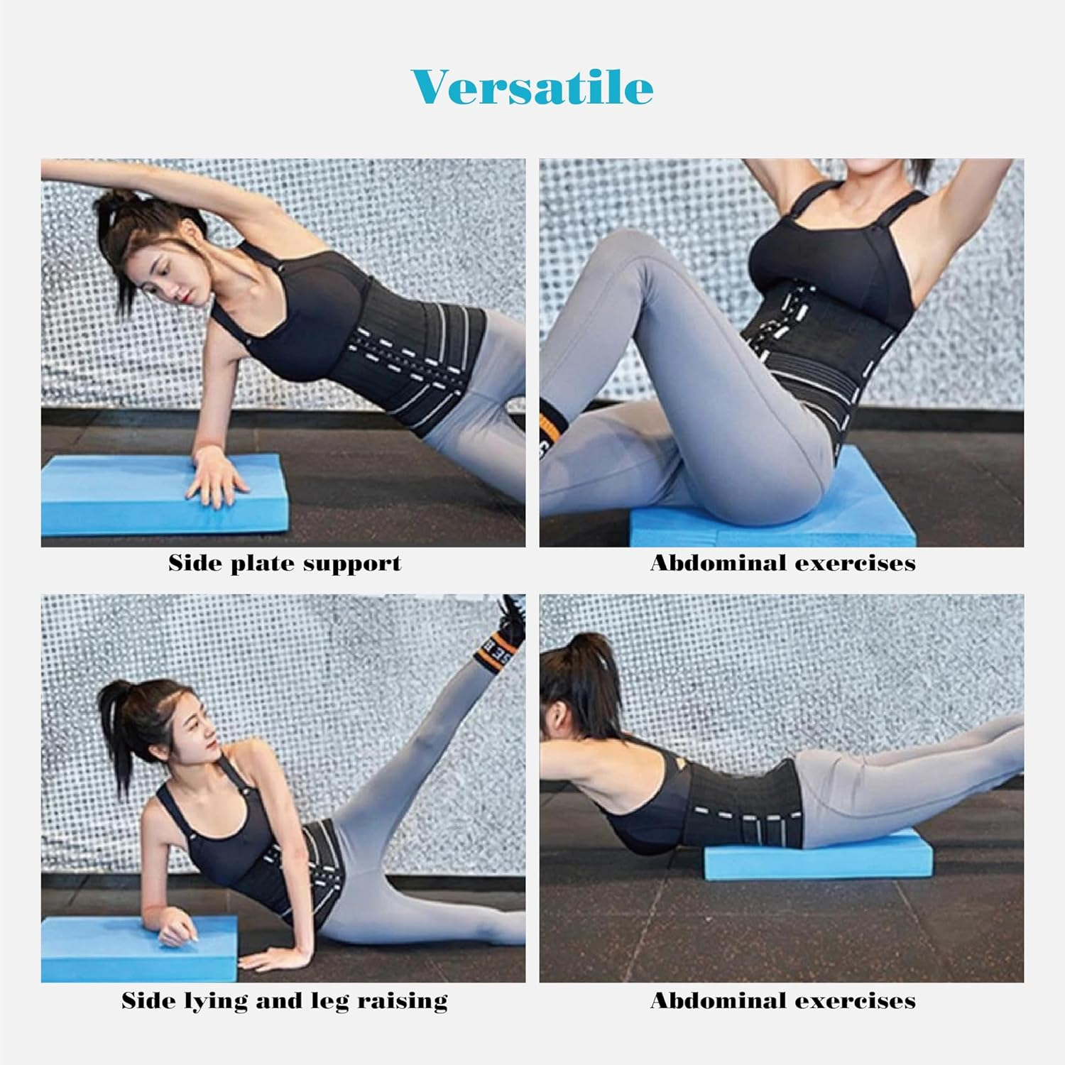 FITNESS MASTER TPE Foam Balance Pad Yoga Exercise Mat Non-Slip Fitness 40Cm - Purple image number 6